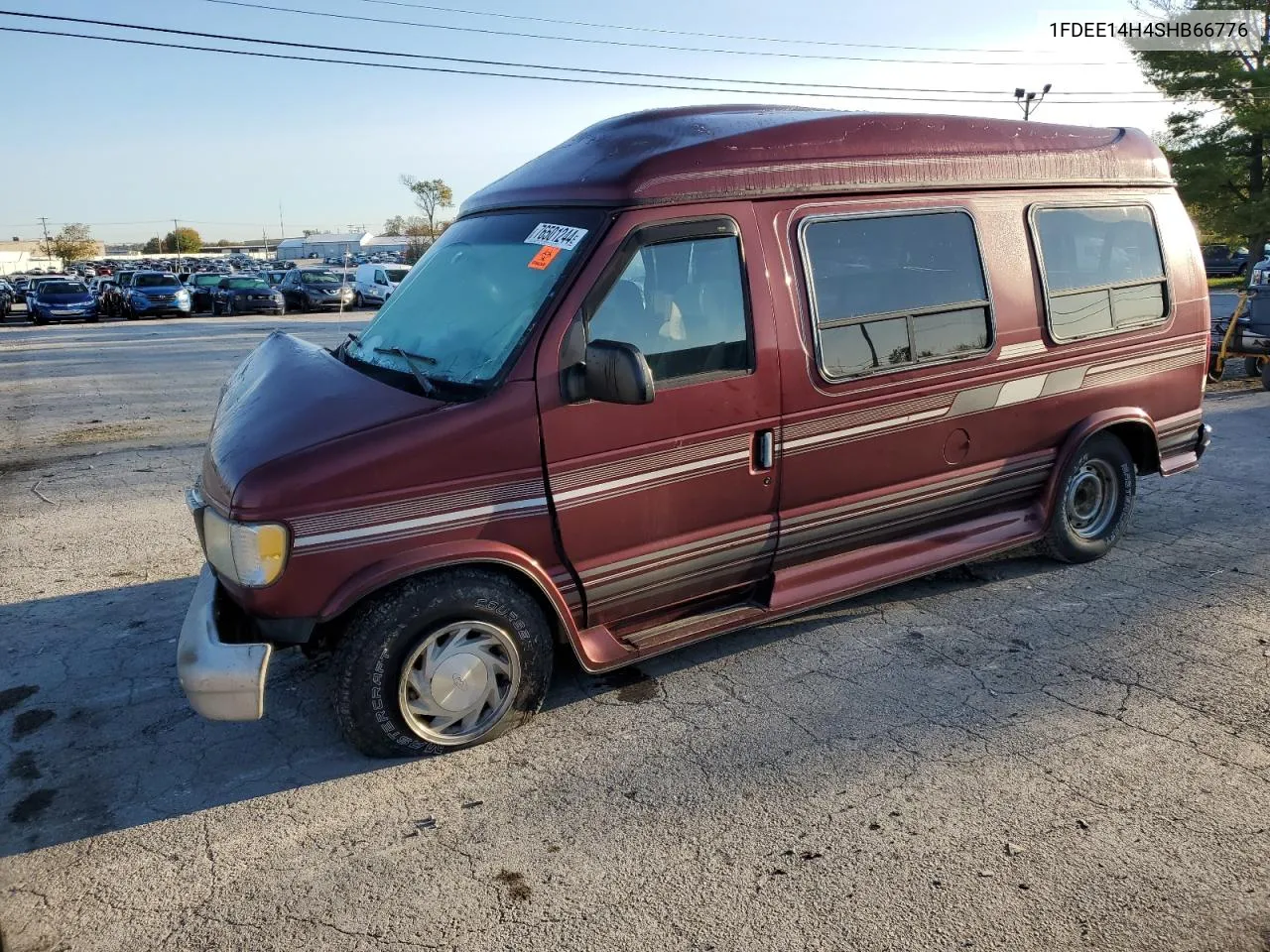 1995 Ford Econoline E150 Van VIN: 1FDEE14H4SHB66776 Lot: 76501244