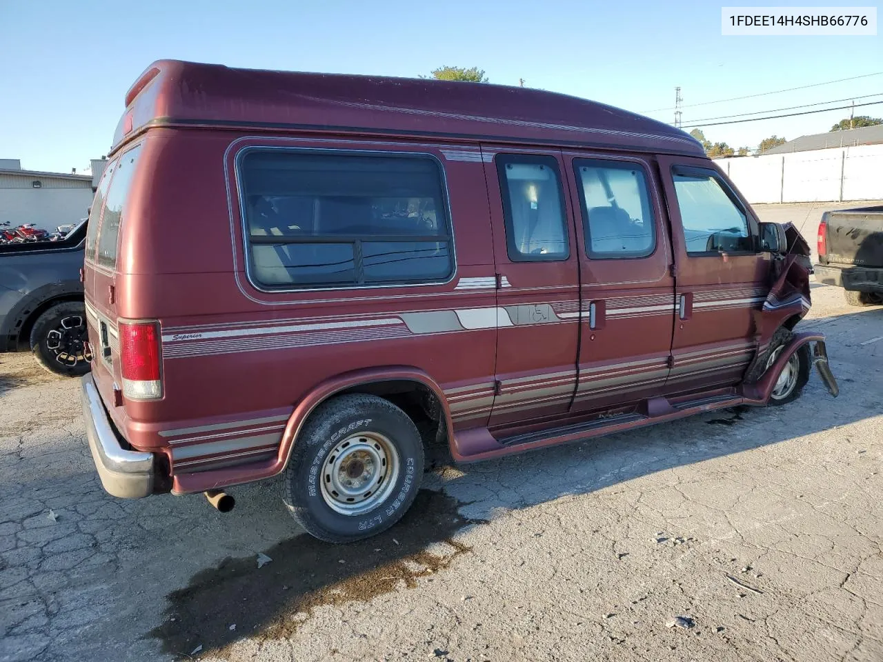 1995 Ford Econoline E150 Van VIN: 1FDEE14H4SHB66776 Lot: 76501244