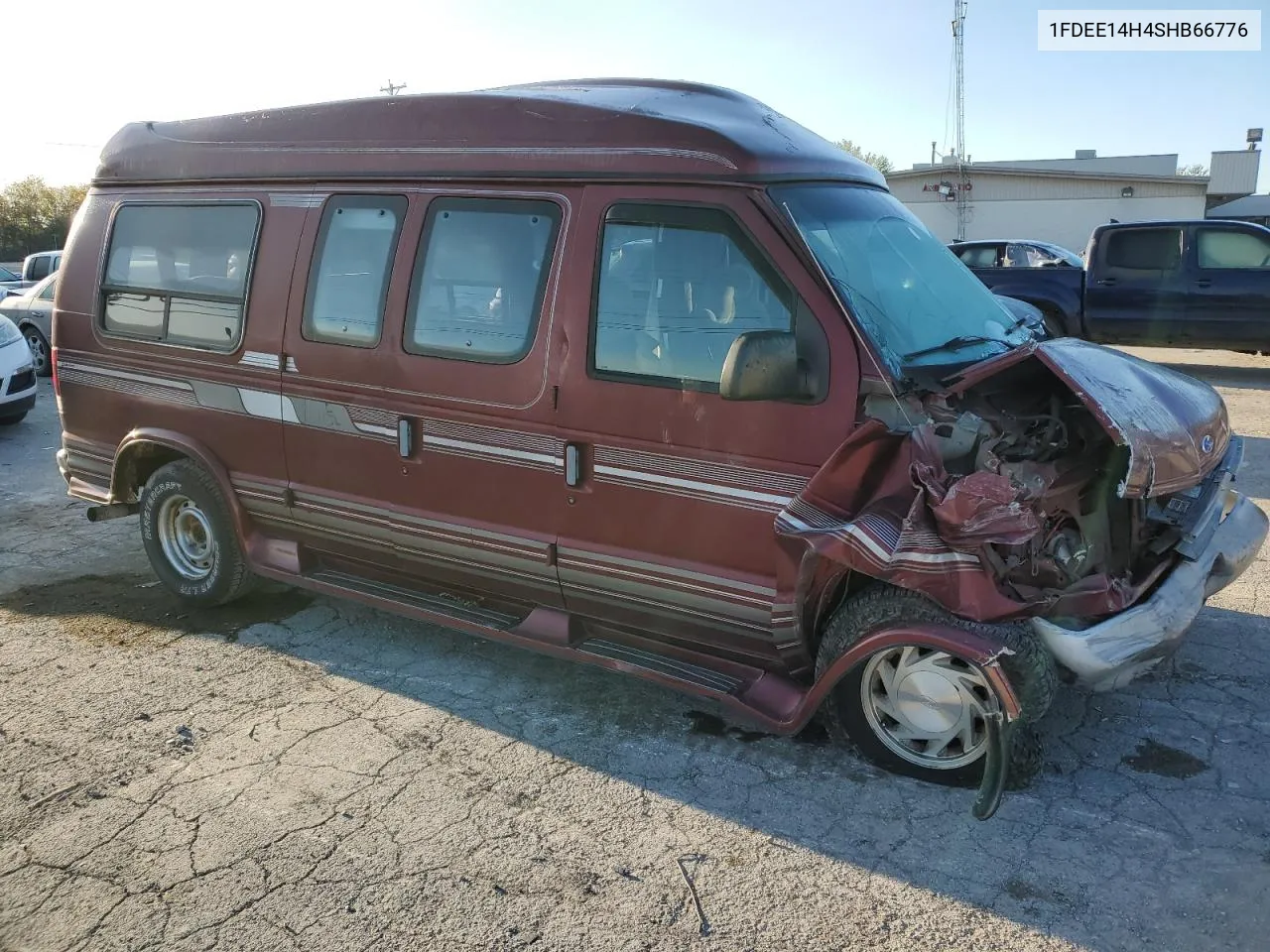 1995 Ford Econoline E150 Van VIN: 1FDEE14H4SHB66776 Lot: 76501244