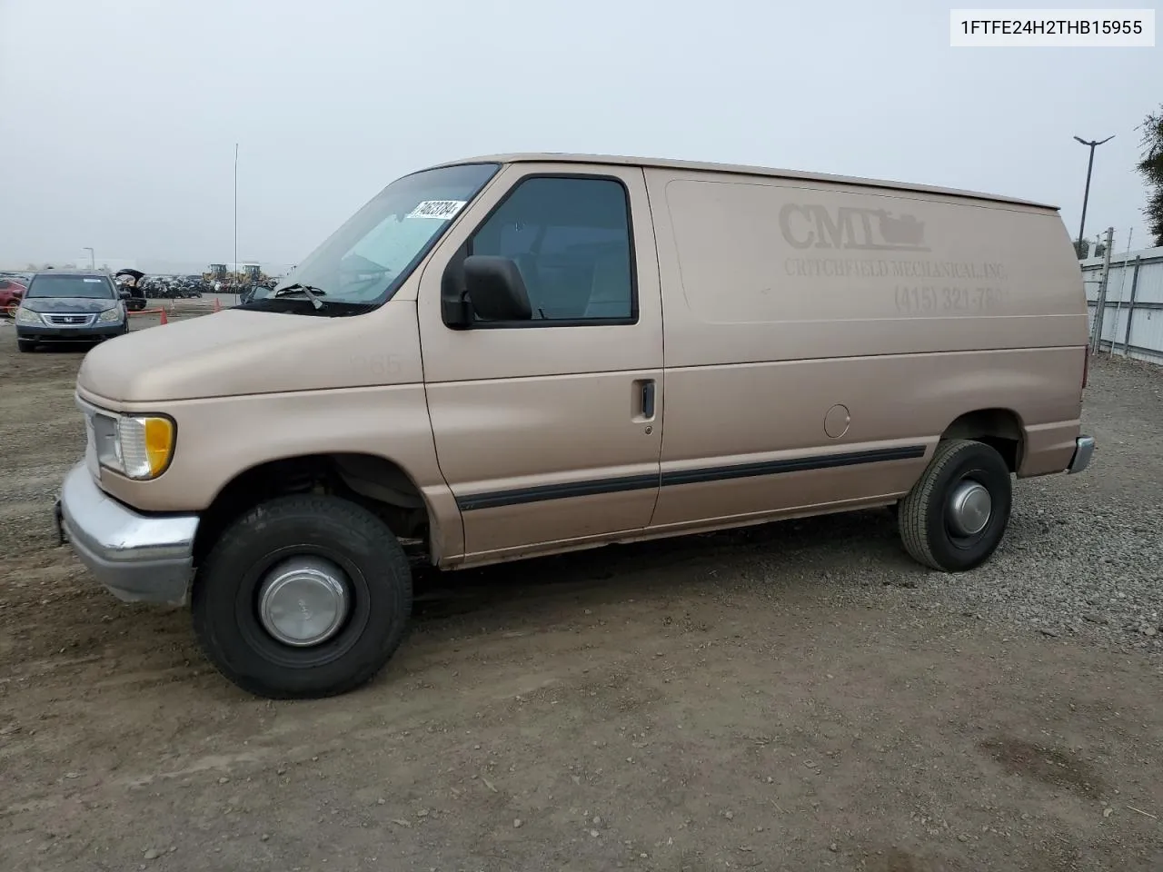 1996 Ford Econoline E250 Van VIN: 1FTFE24H2THB15955 Lot: 74623784