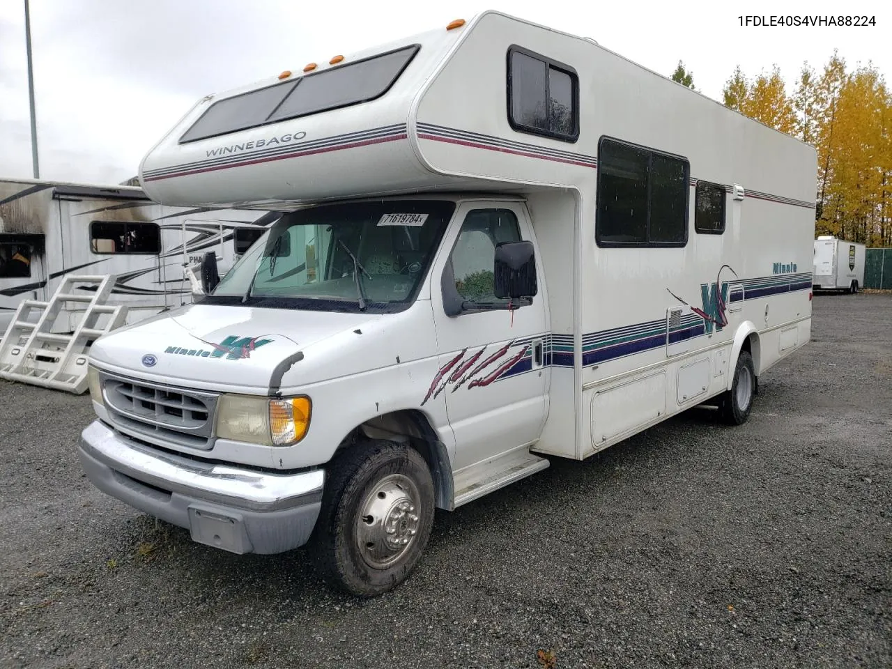 1997 Ford Econoline E450 Super Duty Cutaway Van Rv VIN: 1FDLE40S4VHA88224 Lot: 71619784