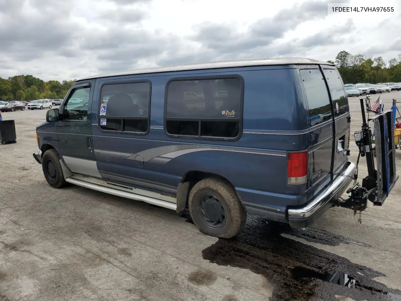 1997 Ford Econoline E150 Van VIN: 1FDEE14L7VHA97655 Lot: 73414324