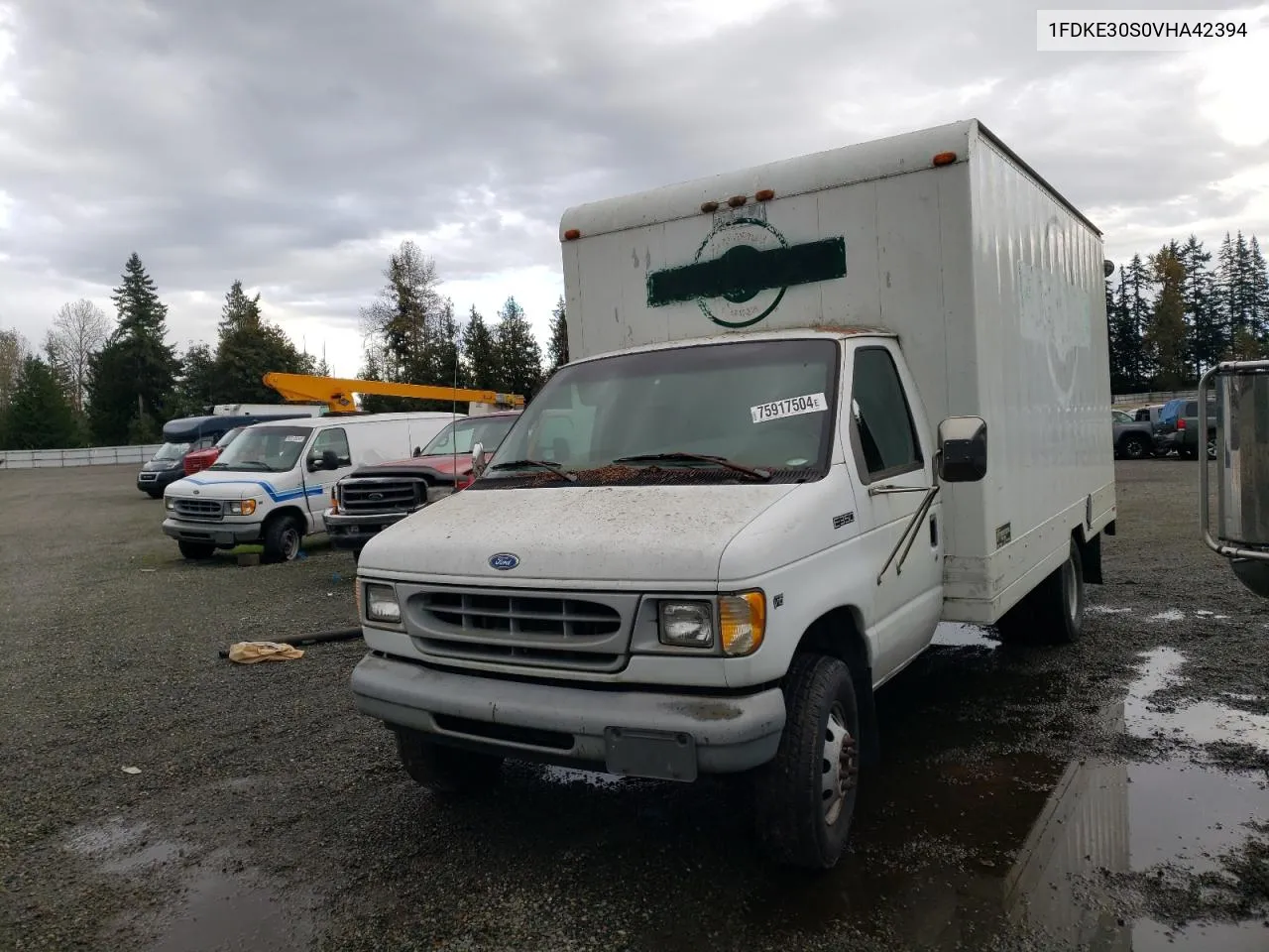 1997 Ford Econoline E350 Cutaway Van VIN: 1FDKE30S0VHA42394 Lot: 75917504