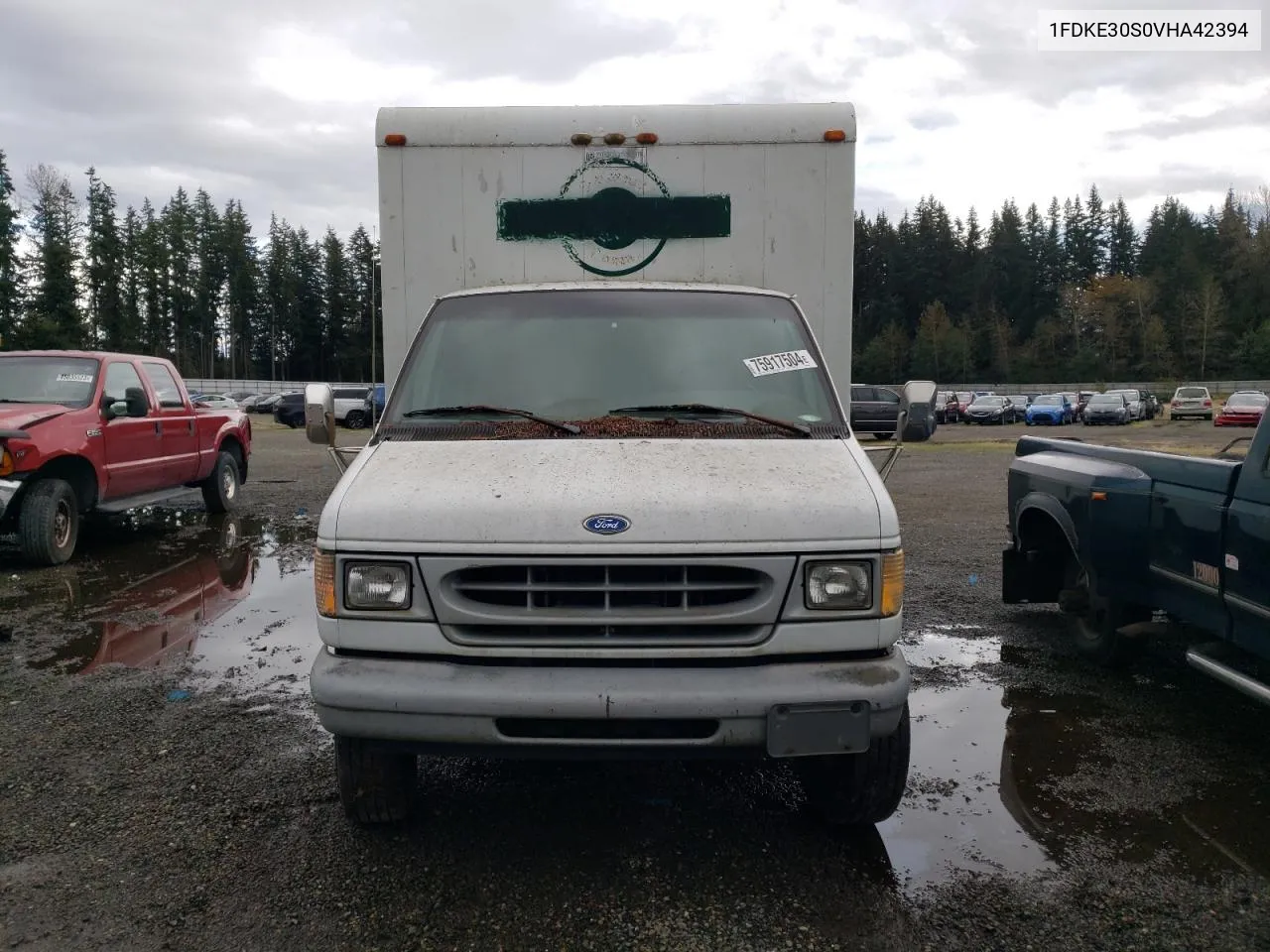 1997 Ford Econoline E350 Cutaway Van VIN: 1FDKE30S0VHA42394 Lot: 75917504