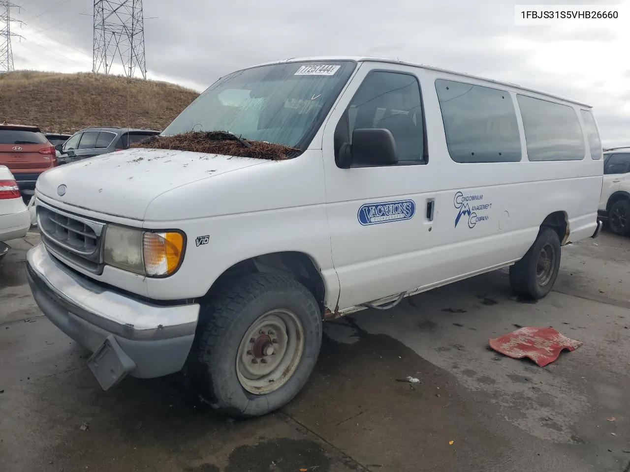 1997 Ford Econoline E350 Super Duty VIN: 1FBJS31S5VHB26660 Lot: 77257444