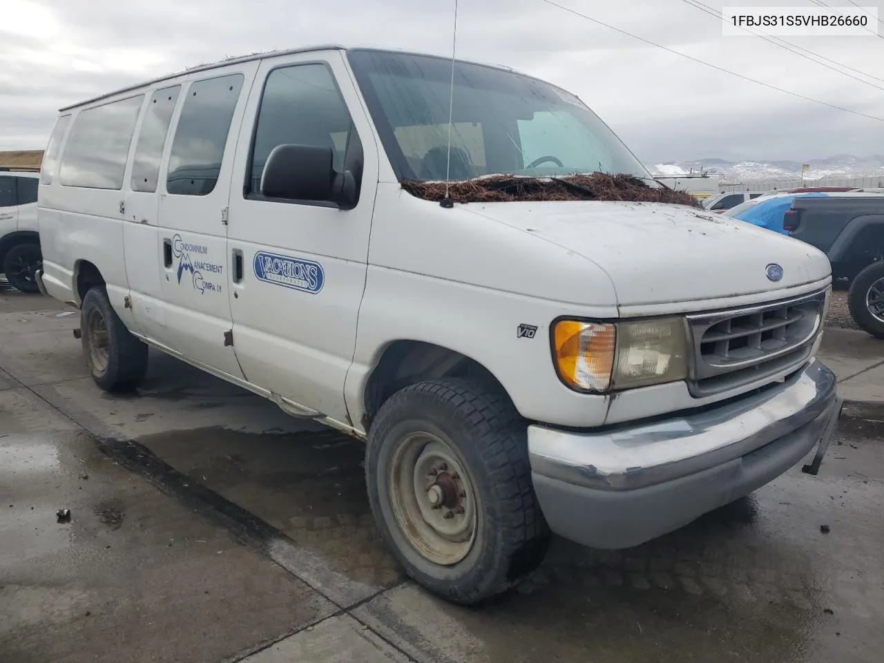 1997 Ford Econoline E350 Super Duty VIN: 1FBJS31S5VHB26660 Lot: 77257444