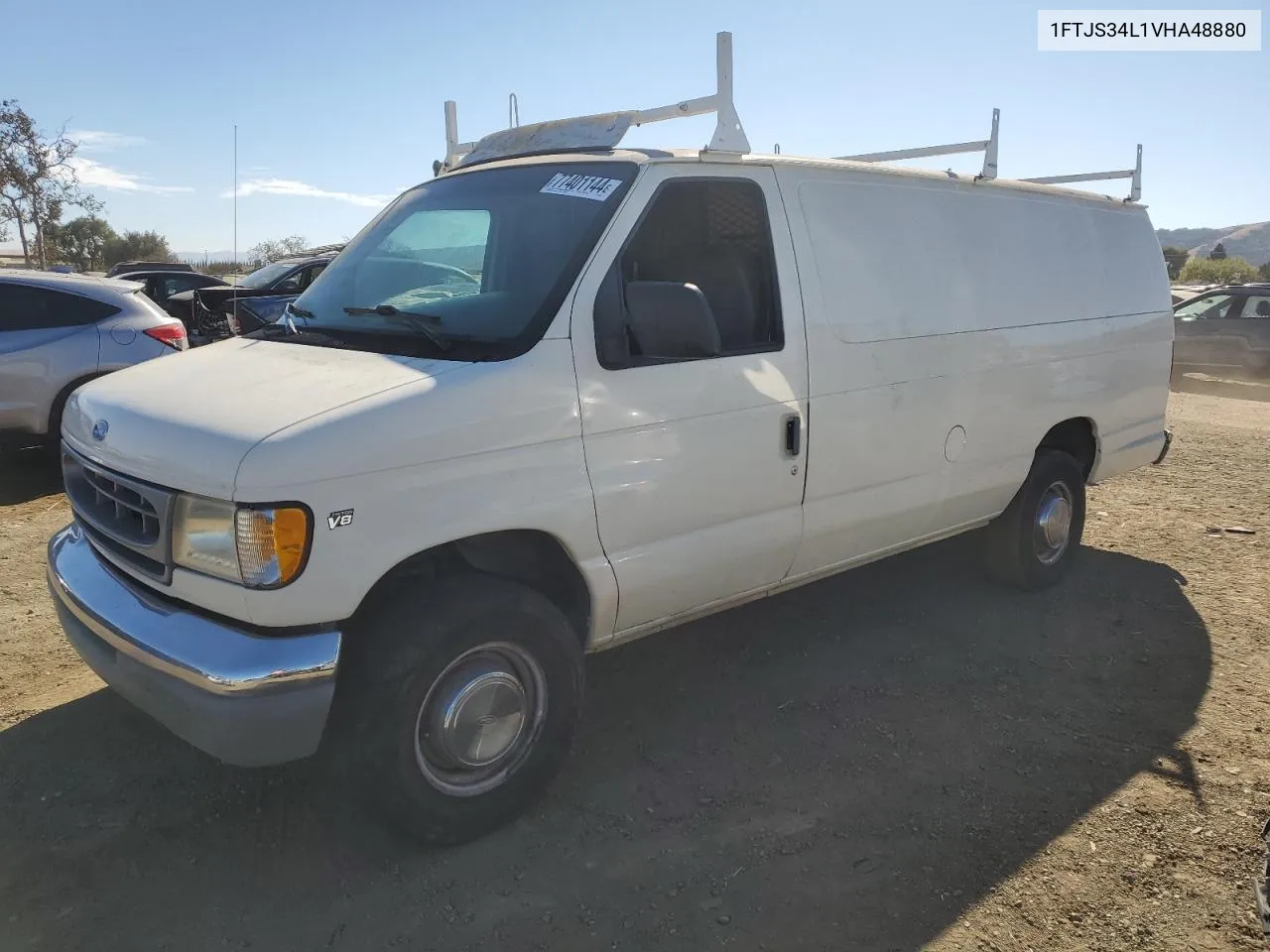 1997 Ford Econoline E350 Super Duty Van VIN: 1FTJS34L1VHA48880 Lot: 77401144