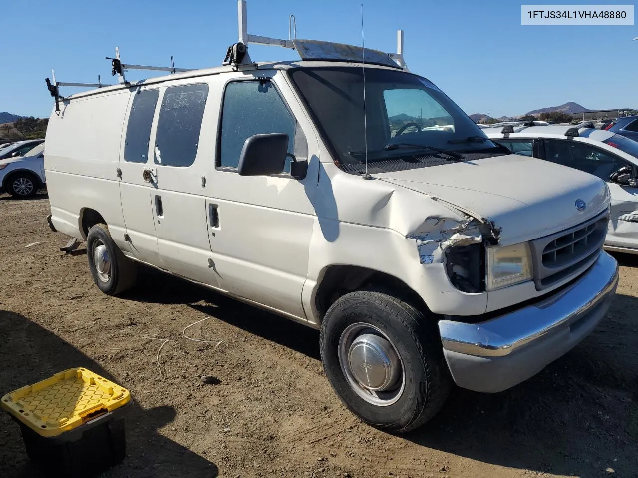 1997 Ford Econoline E350 Super Duty Van VIN: 1FTJS34L1VHA48880 Lot: 77401144