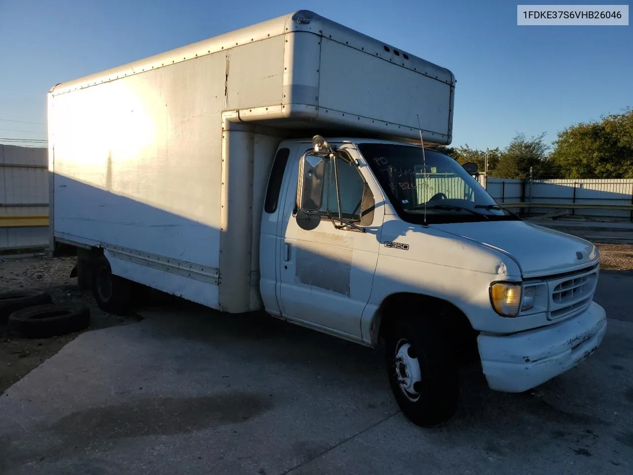 1997 Ford Econoline E350 Cutaway Van VIN: 1FDKE37S6VHB26046 Lot: 78976254