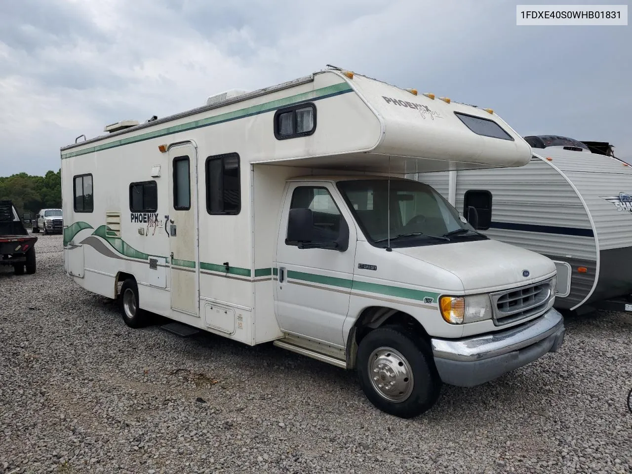 1998 Ford Econoline E450 Super Duty Cutaway Van Rv VIN: 1FDXE40S0WHB01831 Lot: 49932764