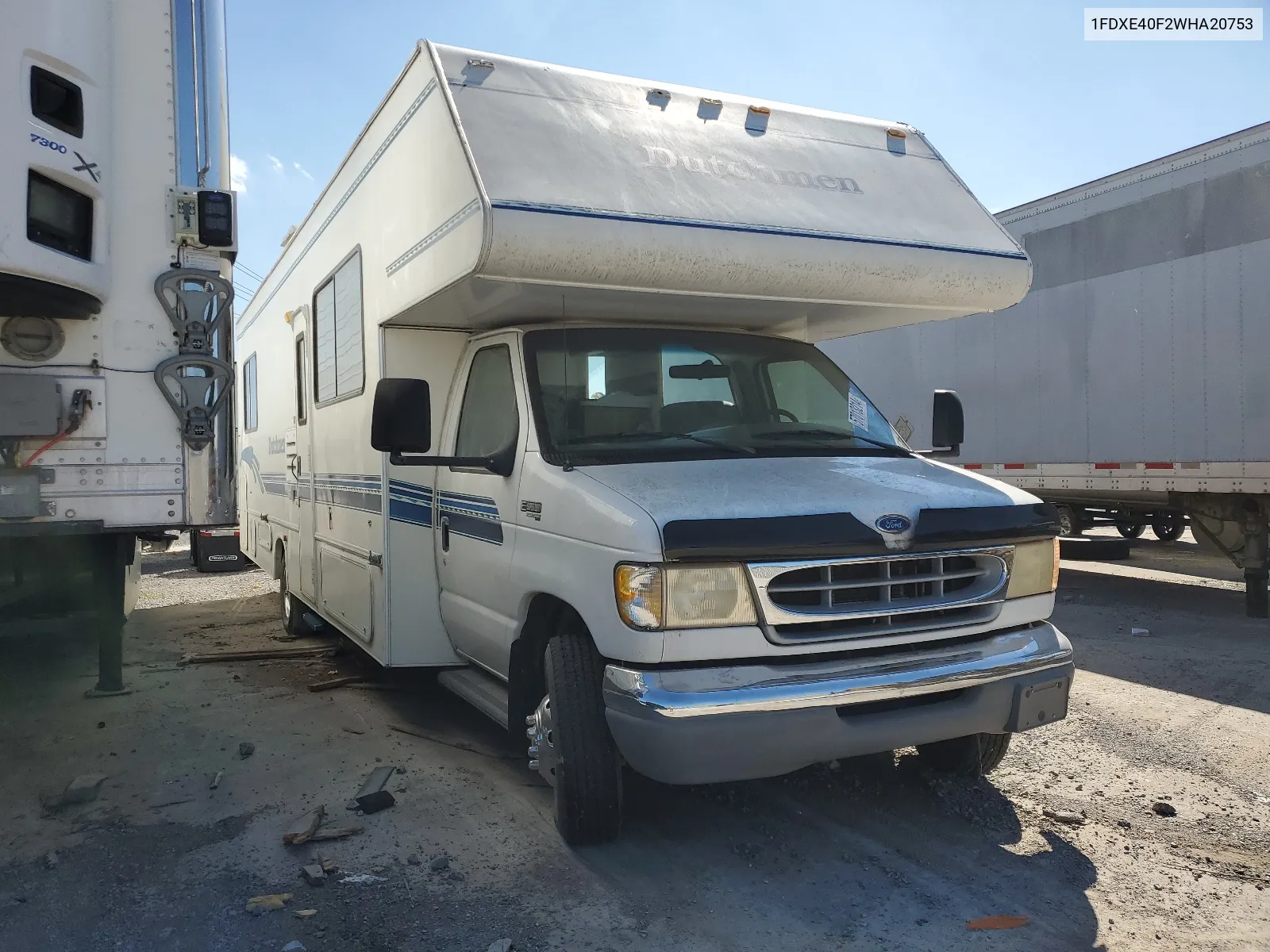 1998 Ford Econoline E450 Super Duty Cutaway Van Rv VIN: 1FDXE40F2WHA20753 Lot: 57013214