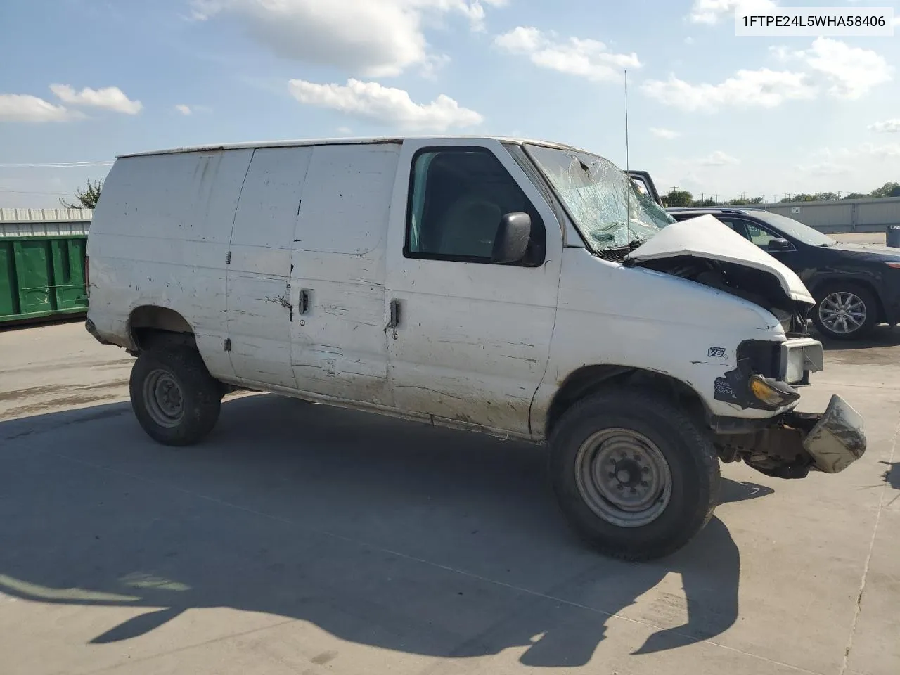 1998 Ford Econoline E250 Van VIN: 1FTPE24L5WHA58406 Lot: 60240774