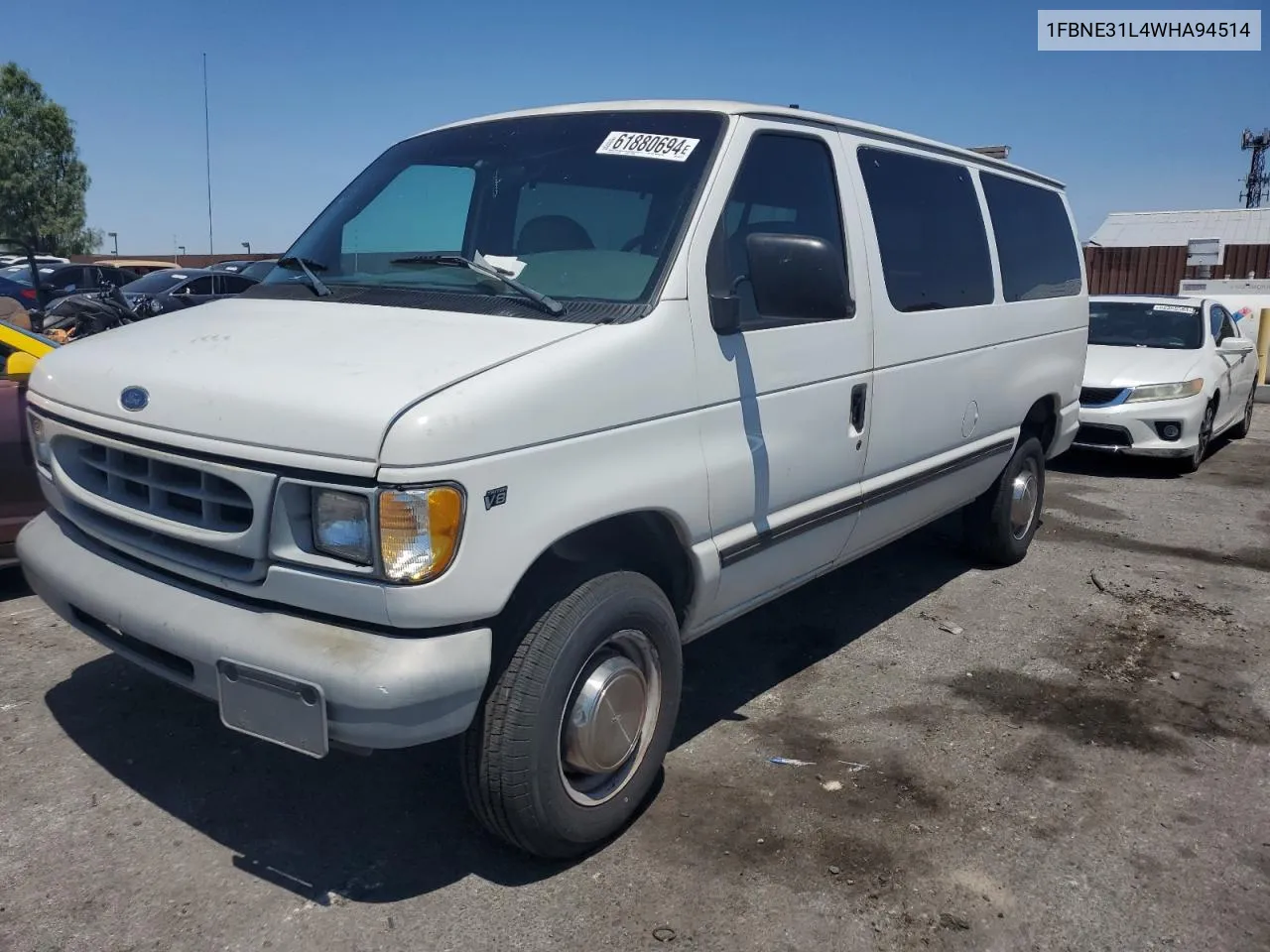 1998 Ford Econoline E350 VIN: 1FBNE31L4WHA94514 Lot: 61880694