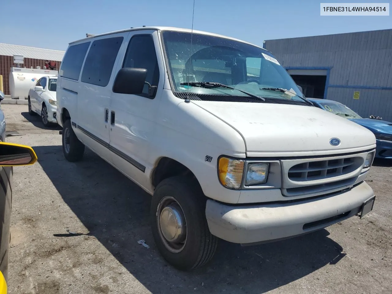 1998 Ford Econoline E350 VIN: 1FBNE31L4WHA94514 Lot: 61880694