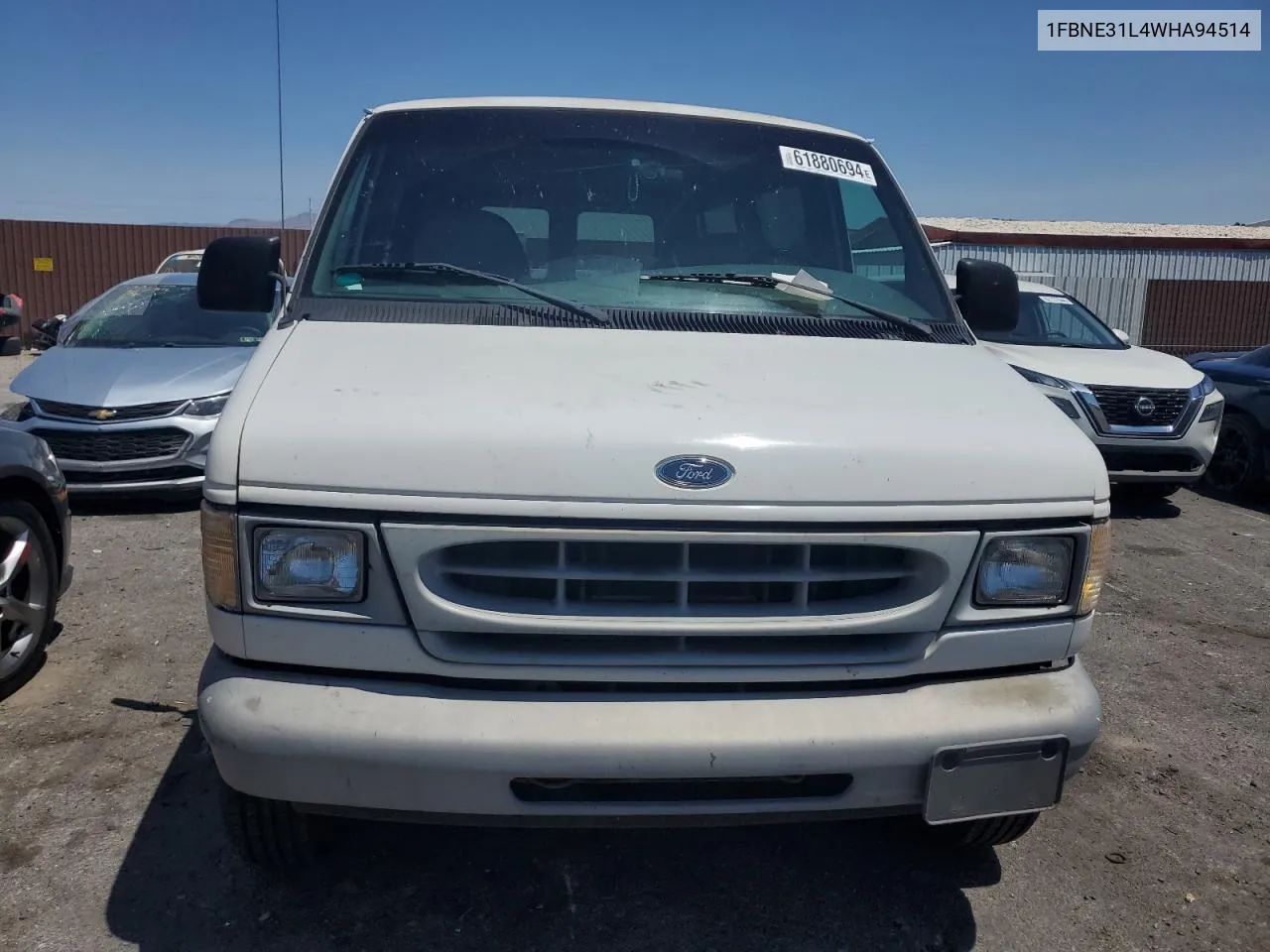 1998 Ford Econoline E350 VIN: 1FBNE31L4WHA94514 Lot: 61880694