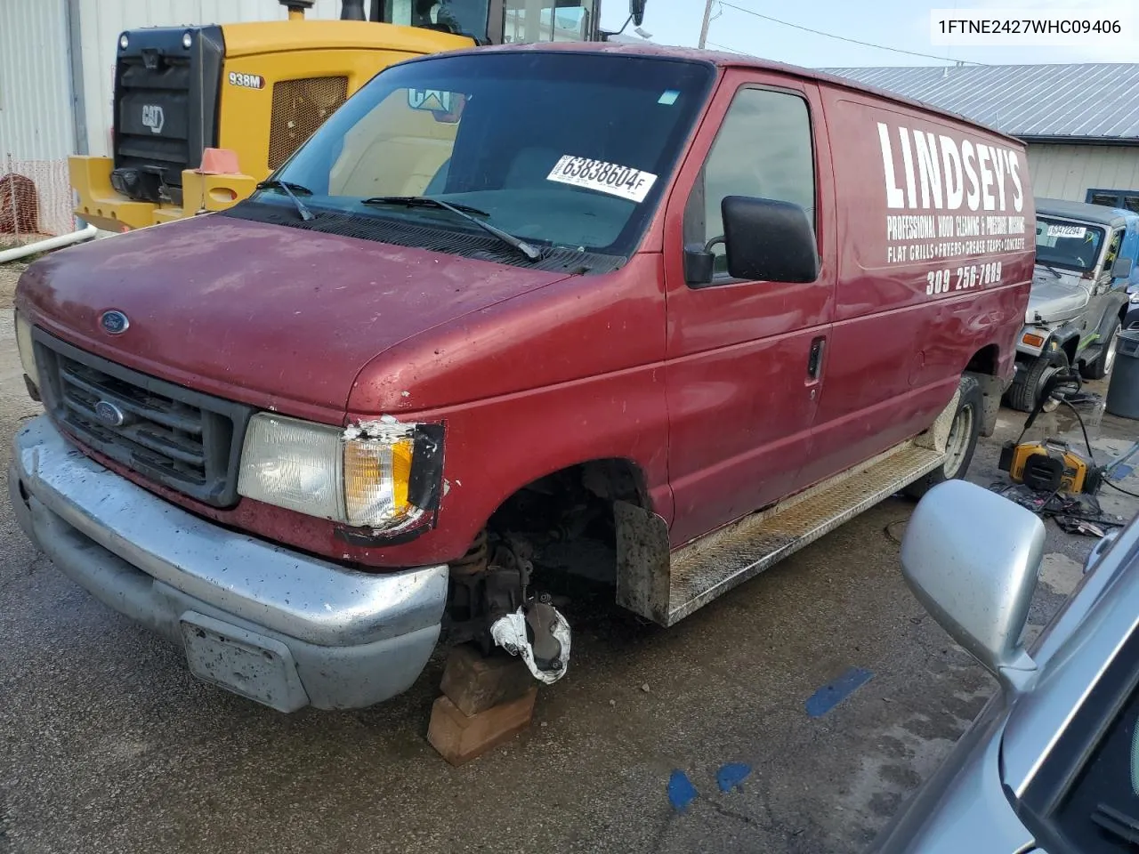 1998 Ford Econoline E250 Van VIN: 1FTNE2427WHC09406 Lot: 63838604