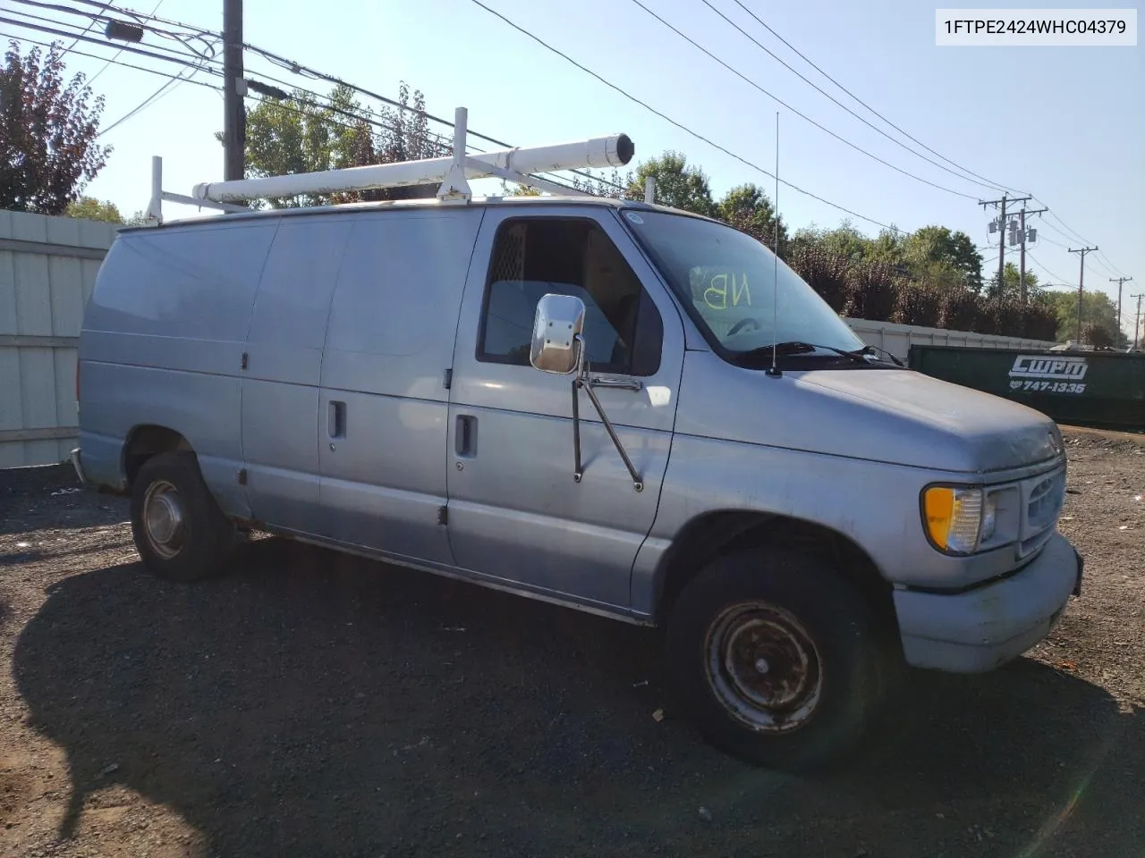 1998 Ford Econoline E250 Van VIN: 1FTPE2424WHC04379 Lot: 69143064