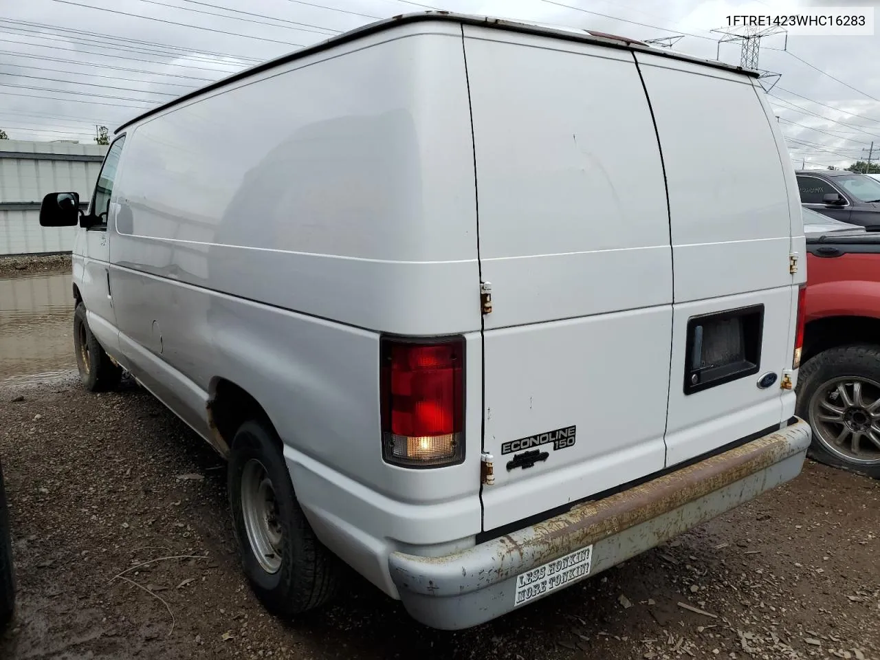 1998 Ford Econoline E150 Van VIN: 1FTRE1423WHC16283 Lot: 69467374