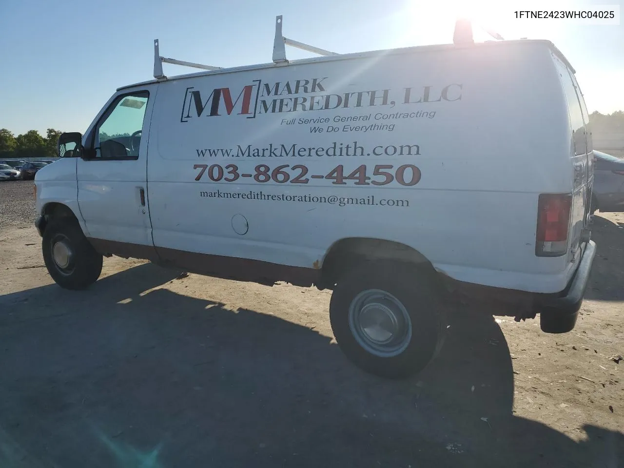 1998 Ford Econoline E250 Van VIN: 1FTNE2423WHC04025 Lot: 69799034