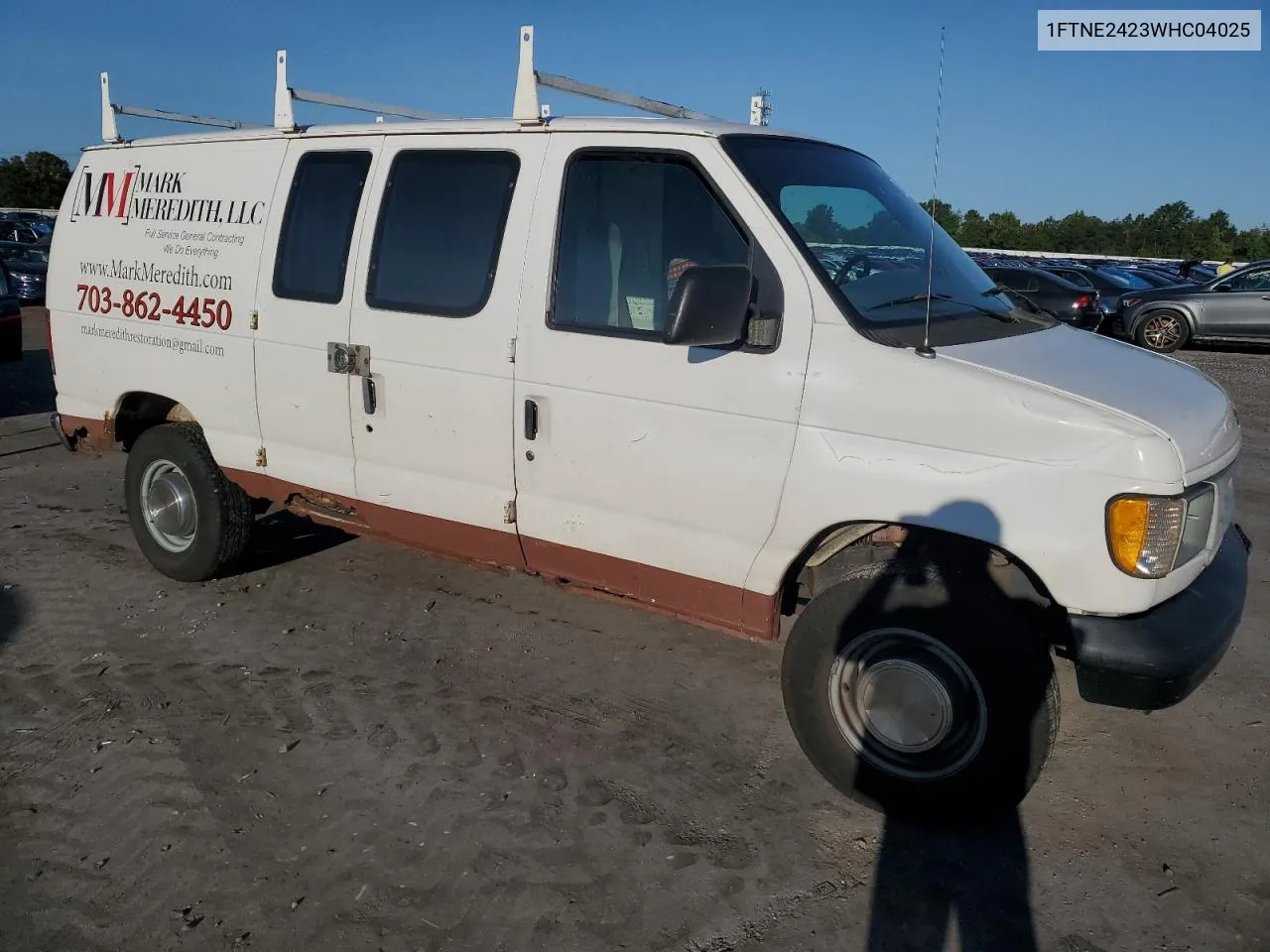 1998 Ford Econoline E250 Van VIN: 1FTNE2423WHC04025 Lot: 69799034