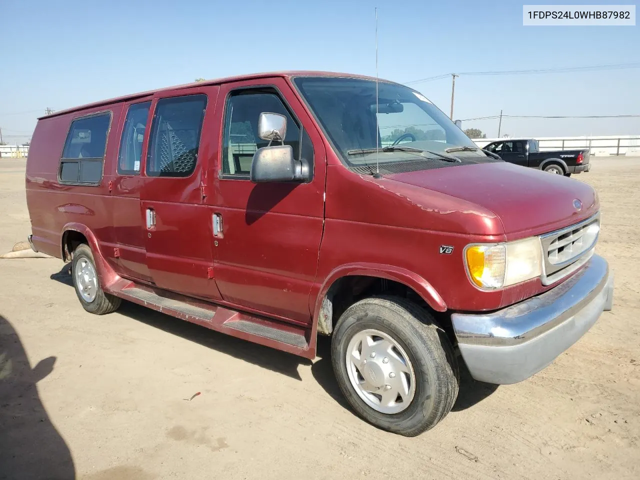 1998 Ford Econoline E250 Super Duty Van VIN: 1FDPS24L0WHB87982 Lot: 74509054