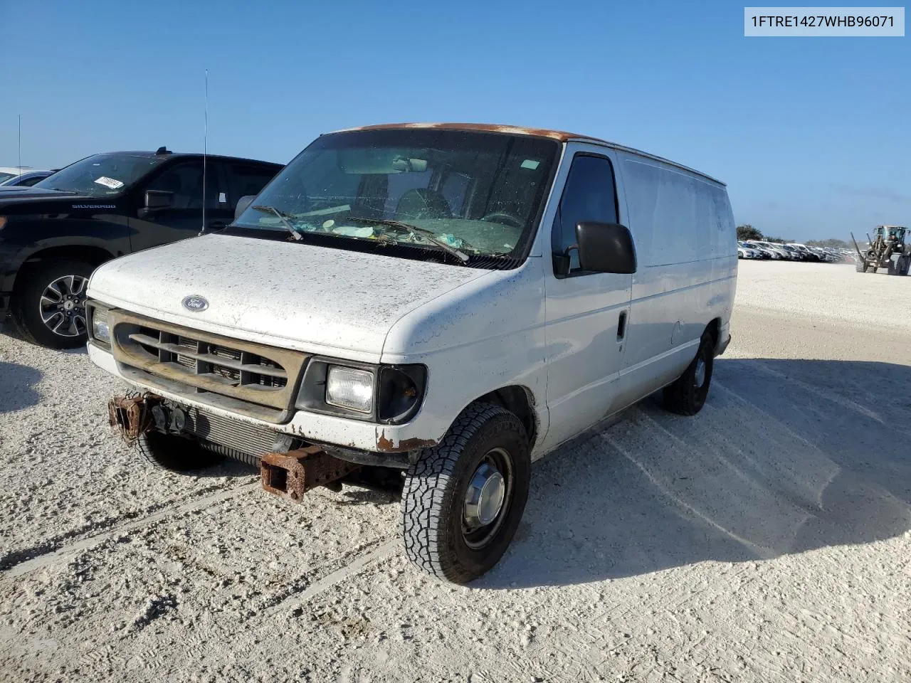 1998 Ford Econoline E150 Van VIN: 1FTRE1427WHB96071 Lot: 74548044