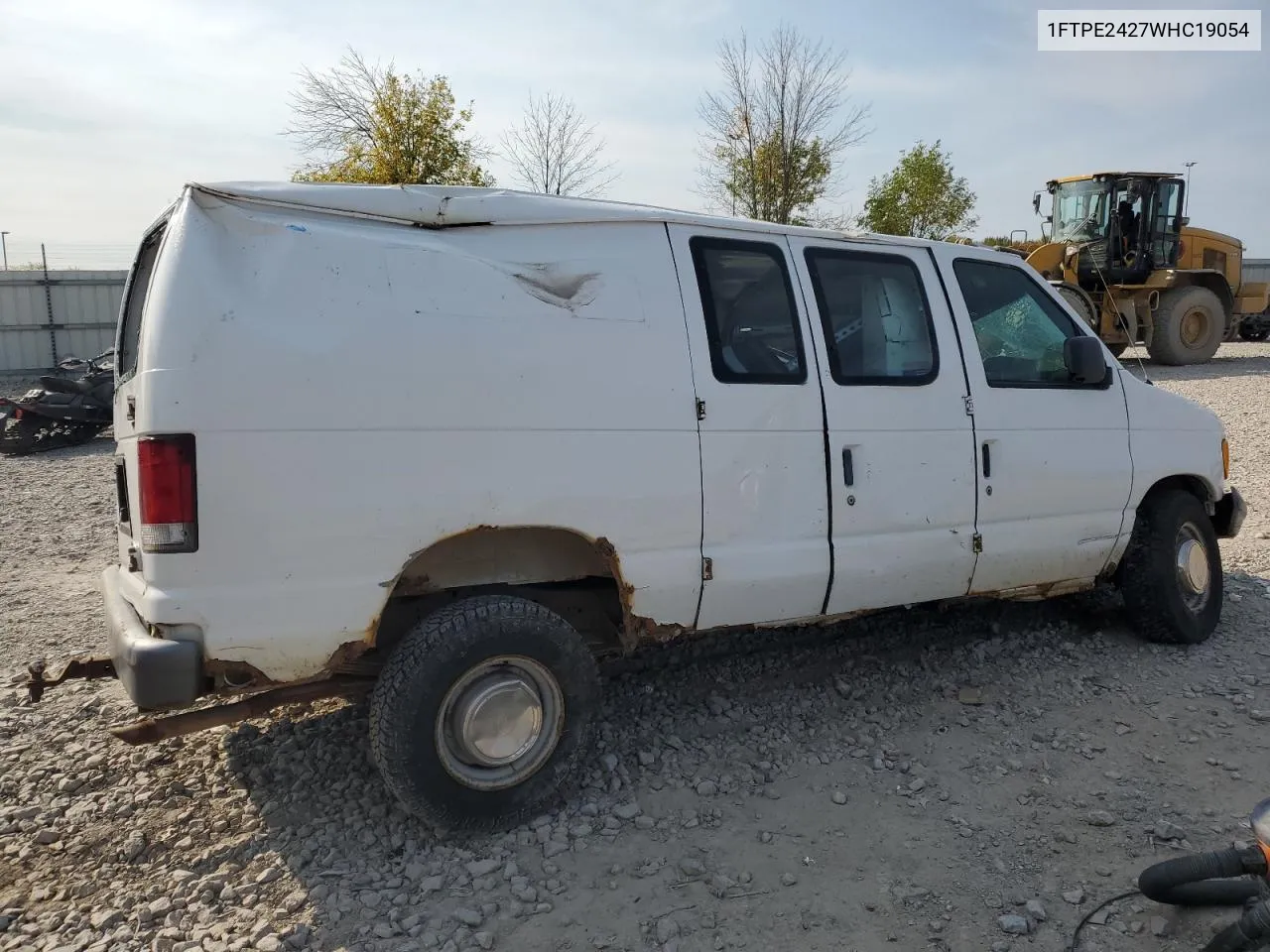 1998 Ford Econoline E250 Van VIN: 1FTPE2427WHC19054 Lot: 74697674