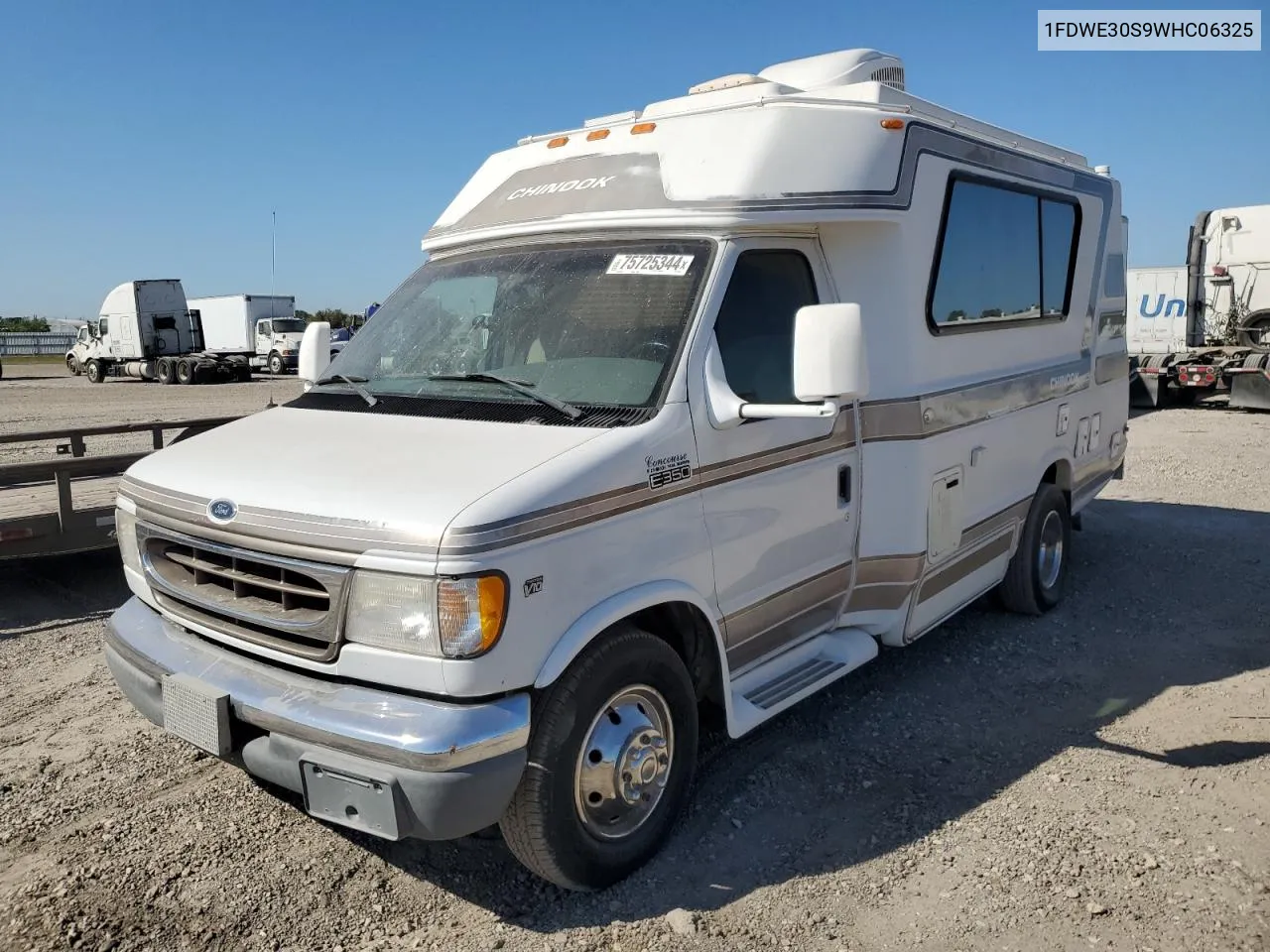 1998 Ford Econoline E350 Cutaway Van VIN: 1FDWE30S9WHC06325 Lot: 75725344