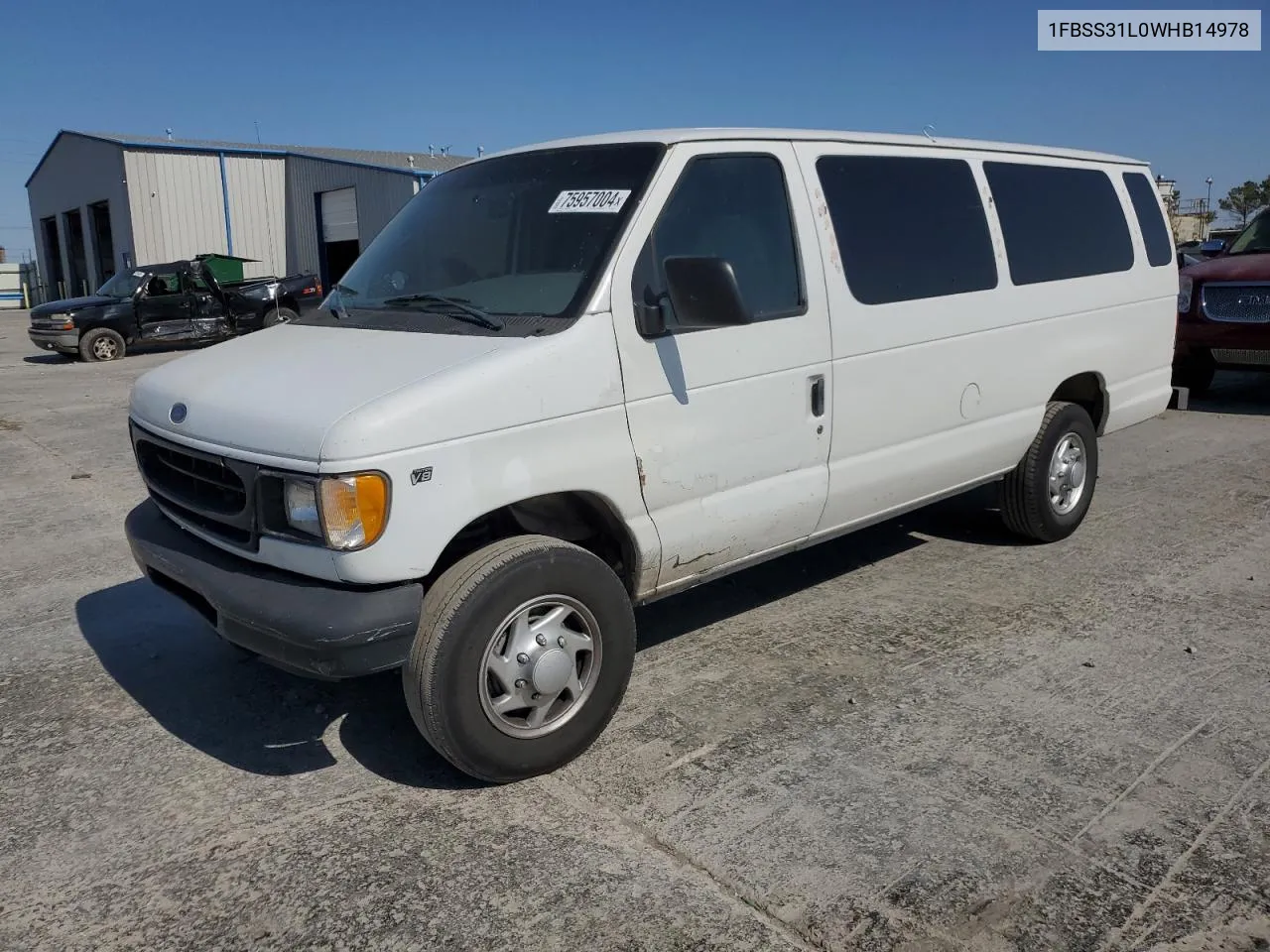 1998 Ford Econoline E350 Super Duty VIN: 1FBSS31L0WHB14978 Lot: 75957004