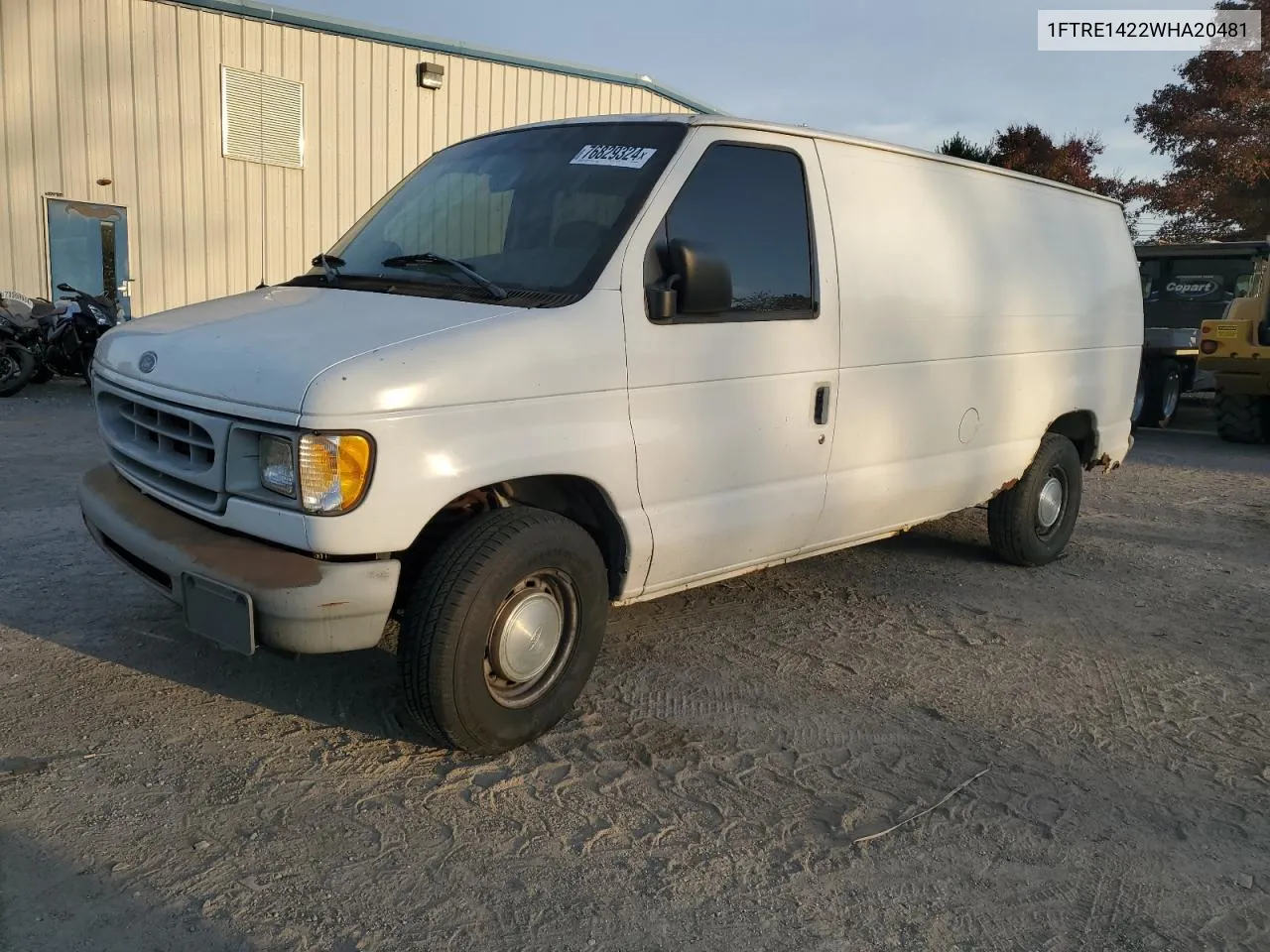 1998 Ford Econoline E150 Van VIN: 1FTRE1422WHA20481 Lot: 76829324