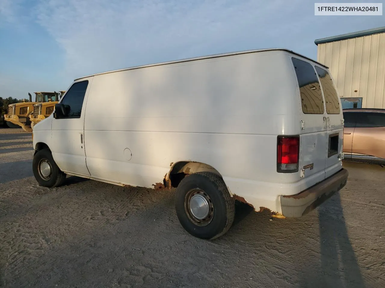 1998 Ford Econoline E150 Van VIN: 1FTRE1422WHA20481 Lot: 76829324