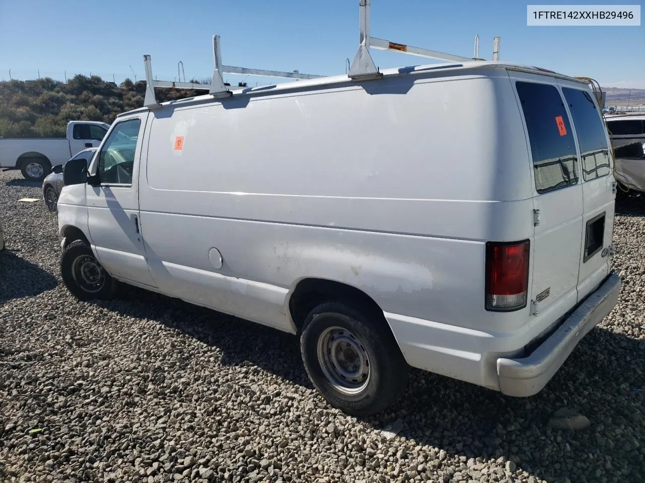 1999 Ford Econoline E150 Van VIN: 1FTRE142XXHB29496 Lot: 64516444