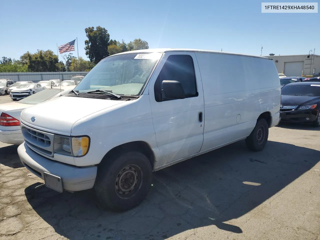 1999 Ford Econoline E150 Van VIN: 1FTRE1429XHA48540 Lot: 70322344