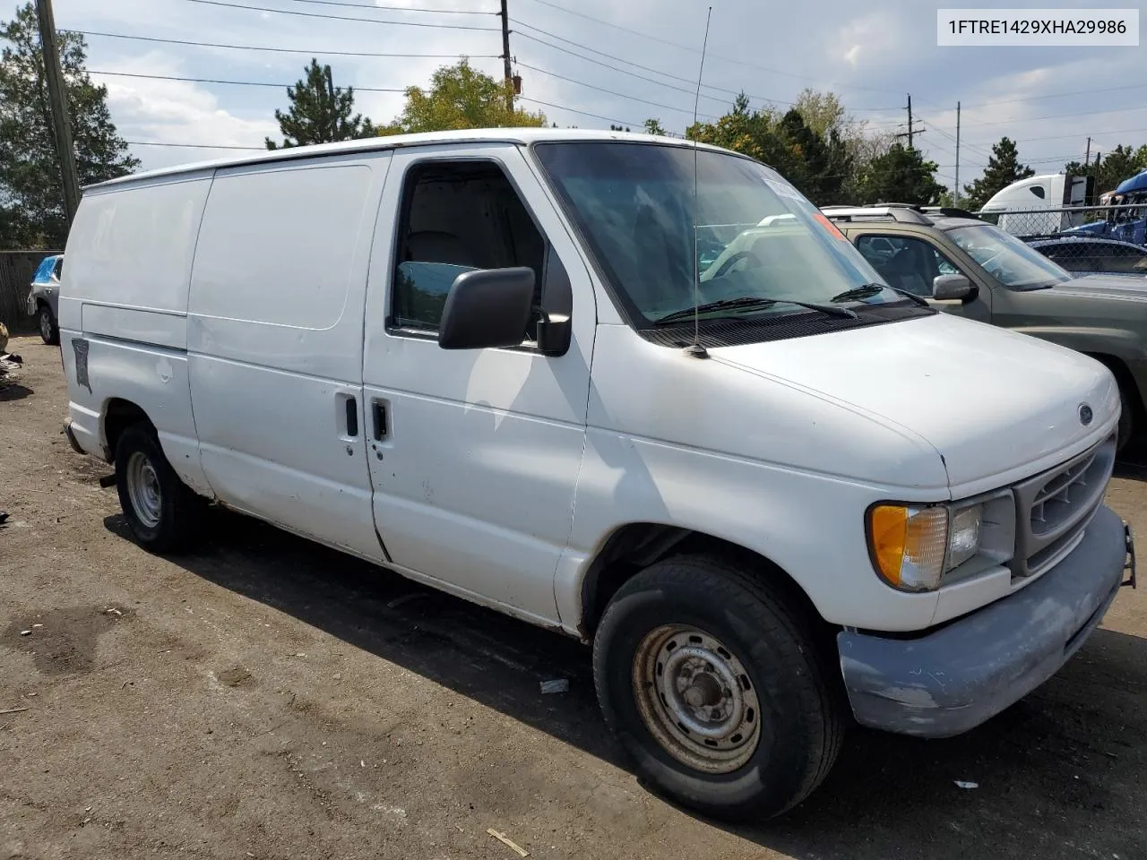 1999 Ford Econoline E150 Van VIN: 1FTRE1429XHA29986 Lot: 70331004