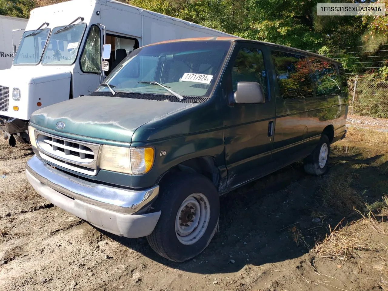 1999 Ford Econoline E350 Super Duty Wagon VIN: 1FBSS31S6XHA39986 Lot: 71717924