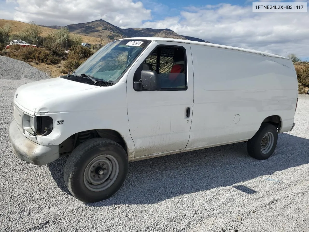 1999 Ford Econoline E250 Van VIN: 1FTNE24L2XHB31417 Lot: 71763944