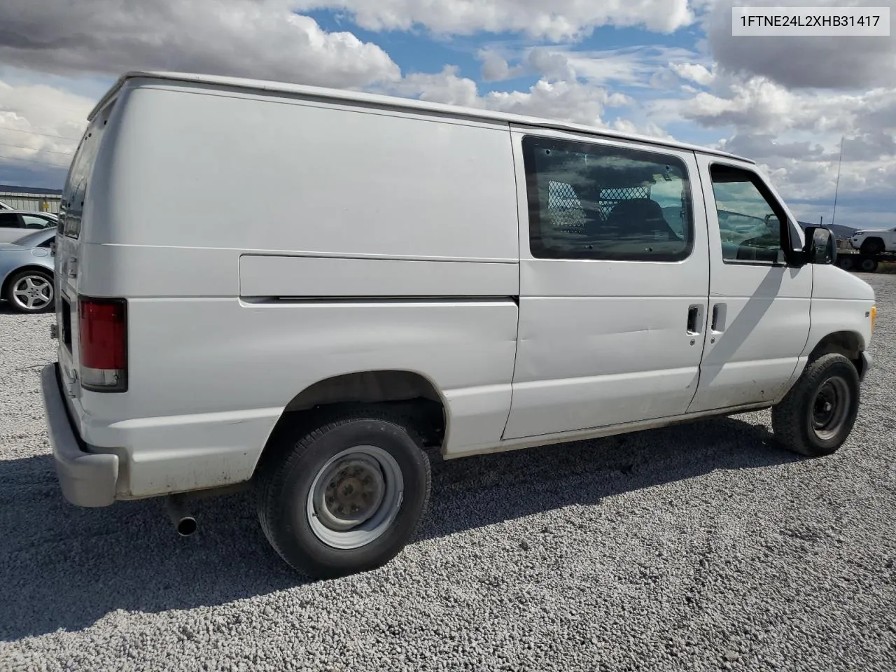 1999 Ford Econoline E250 Van VIN: 1FTNE24L2XHB31417 Lot: 71763944