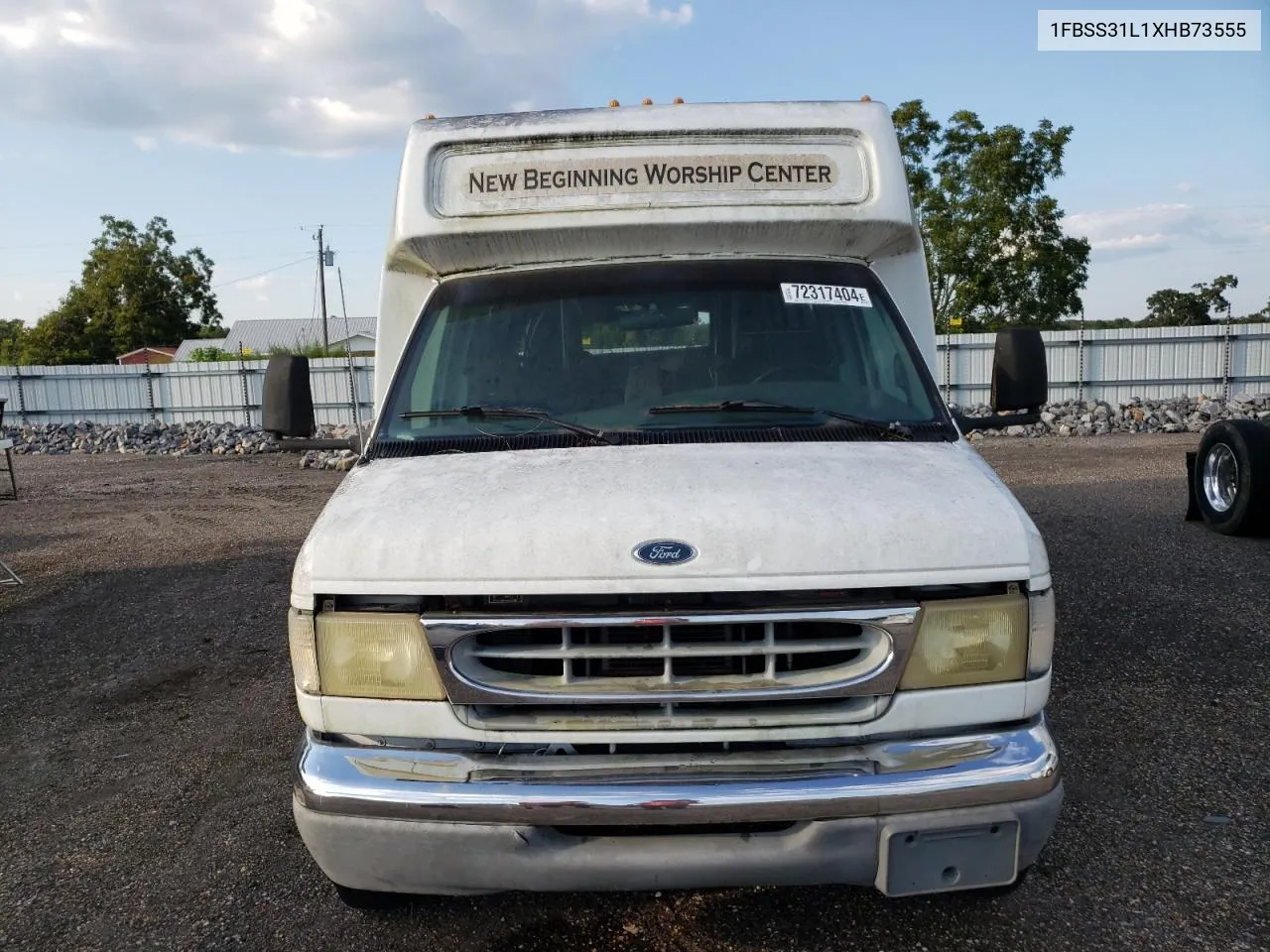 1999 Ford Econoline E350 Super Duty Wagon VIN: 1FBSS31L1XHB73555 Lot: 72317404