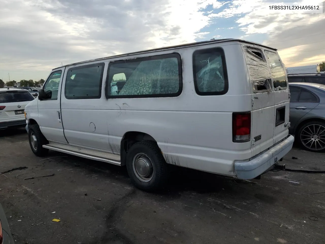 1999 Ford Econoline E350 Super Duty Wagon VIN: 1FBSS31L2XHA95612 Lot: 72615104