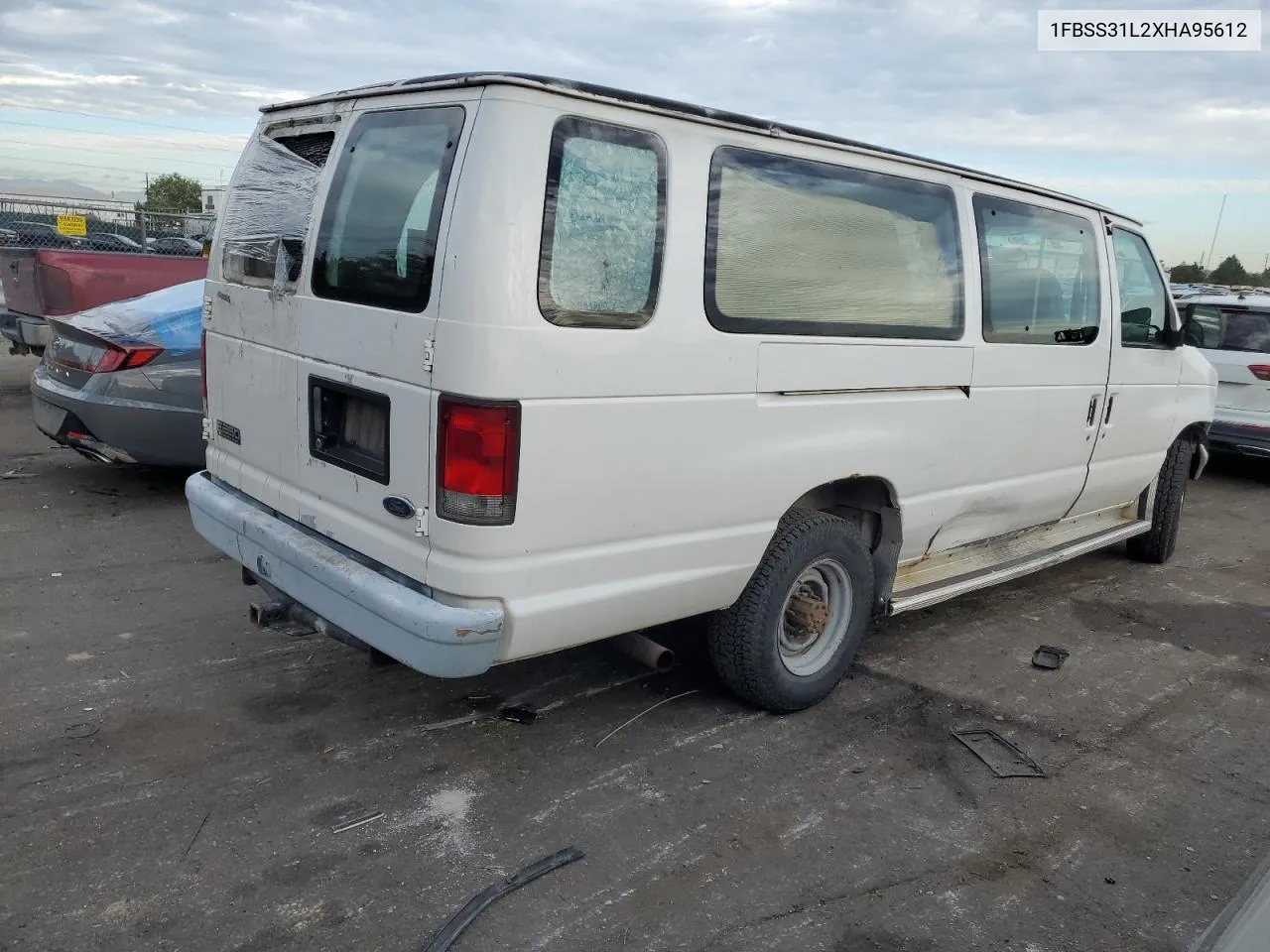 1999 Ford Econoline E350 Super Duty Wagon VIN: 1FBSS31L2XHA95612 Lot: 72615104