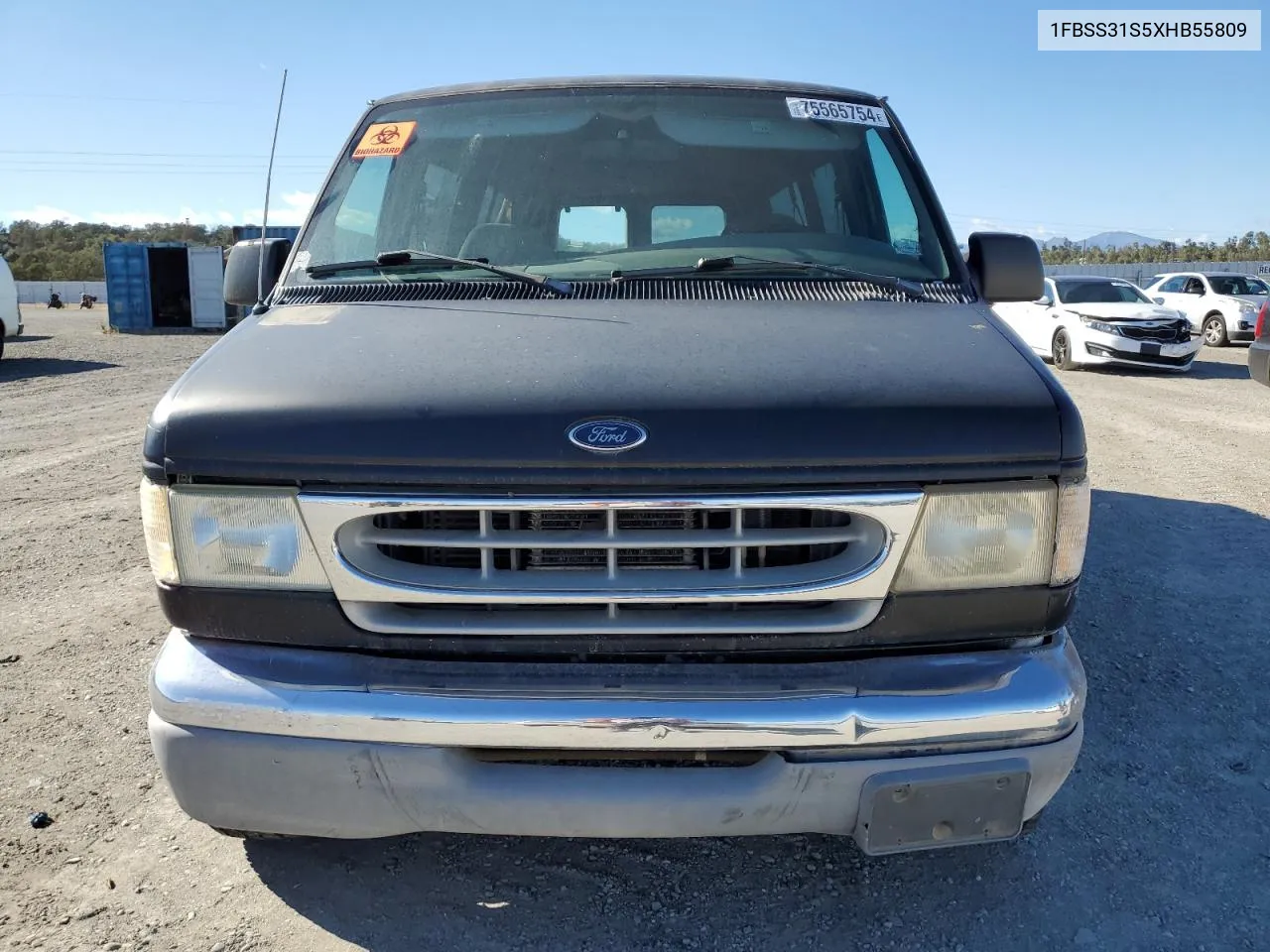 1999 Ford Econoline E350 Super Duty Wagon VIN: 1FBSS31S5XHB55809 Lot: 75565754