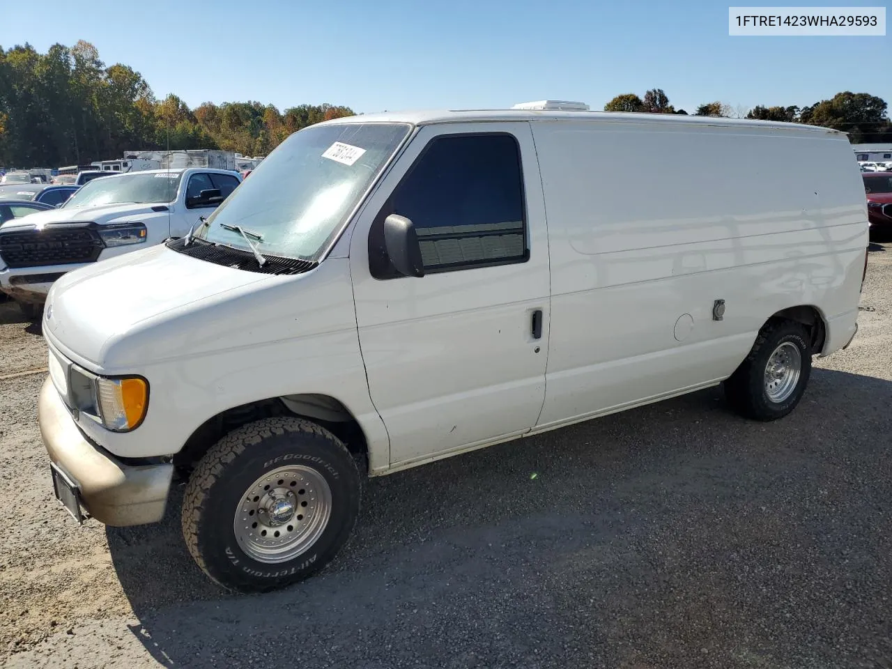 1999 Ford Econoline E150 Van VIN: 1FTRE1423WHA29593 Lot: 77581344