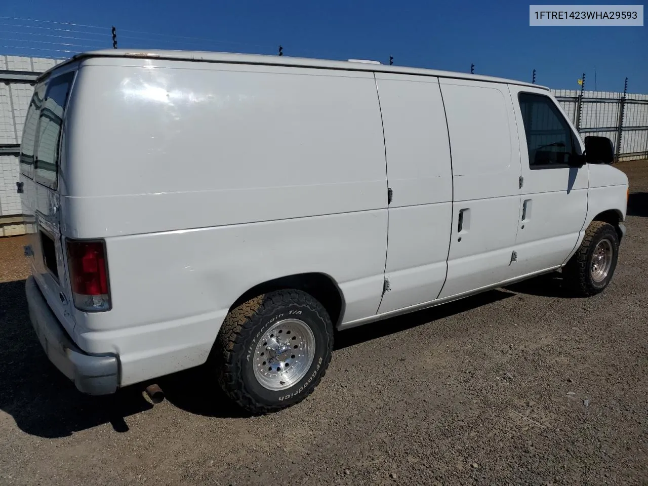 1999 Ford Econoline E150 Van VIN: 1FTRE1423WHA29593 Lot: 77581344