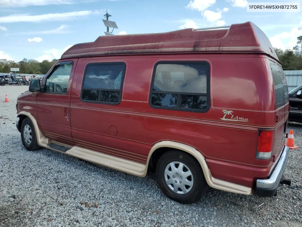 1999 Ford Econoline E150 Van VIN: 1FDRE14W5XHB72755 Lot: 78891634