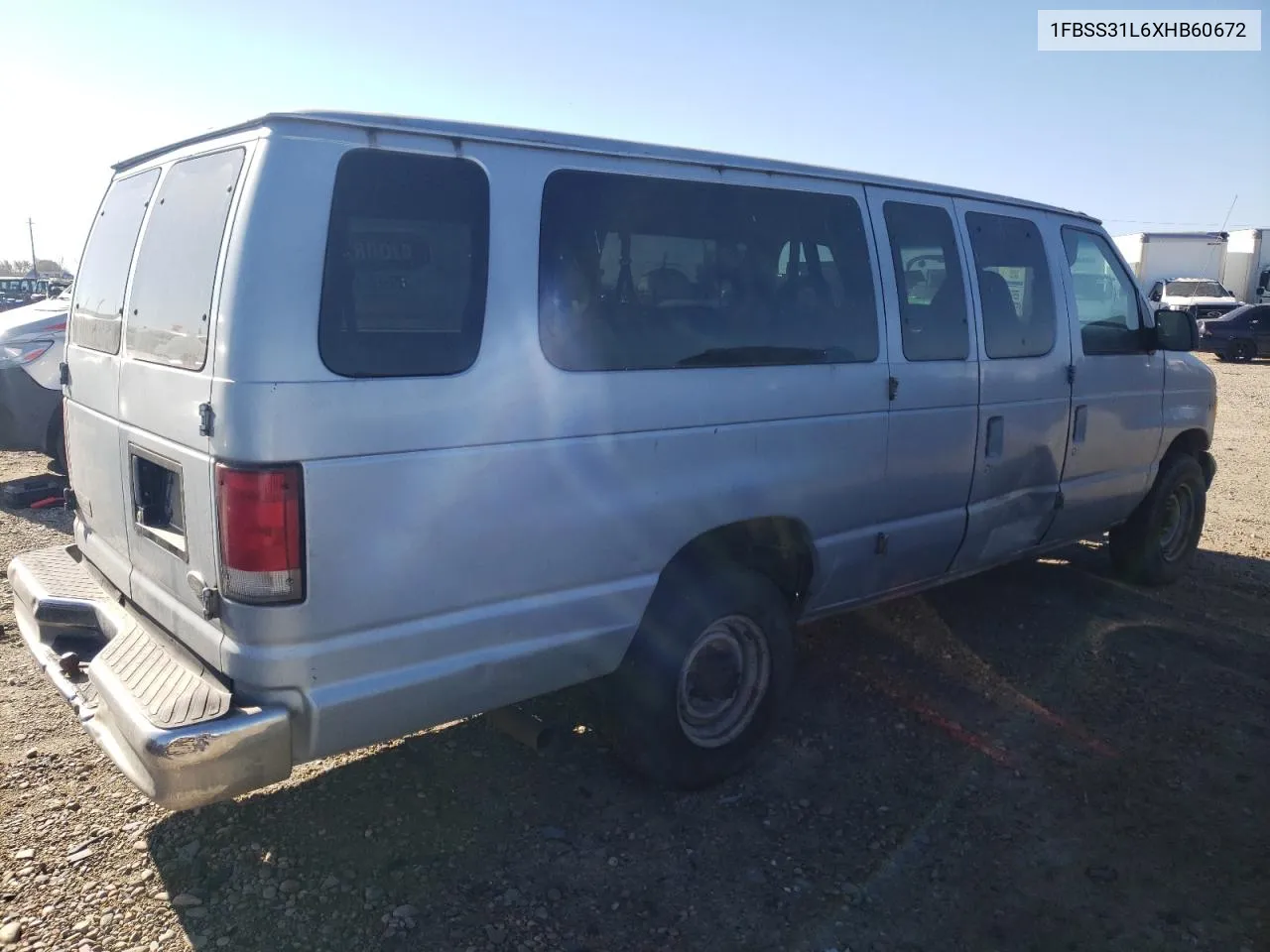 1999 Ford Econoline E350 Super Duty Wagon VIN: 1FBSS31L6XHB60672 Lot: 79319714