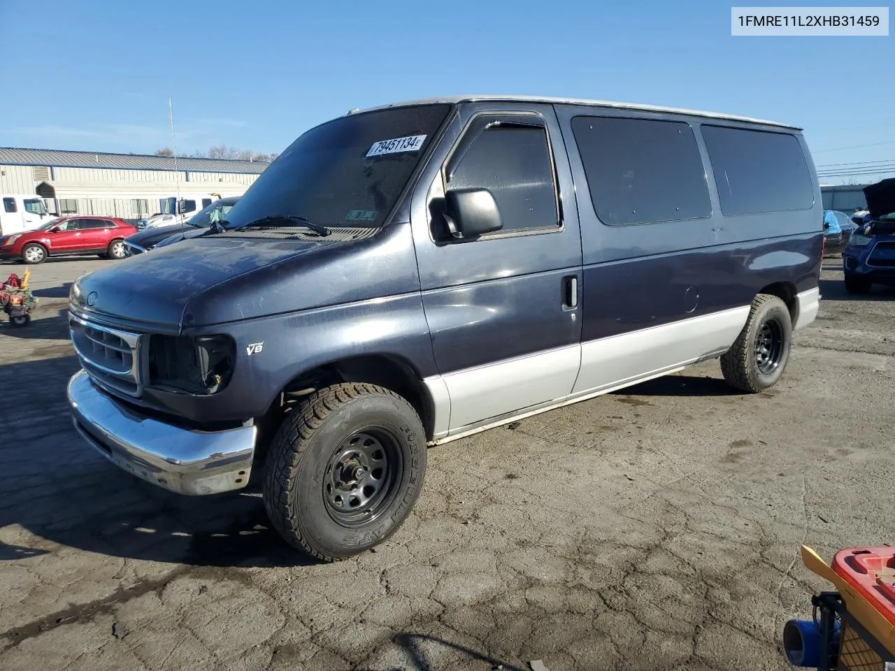 1999 Ford Econoline E150 Wagon VIN: 1FMRE11L2XHB31459 Lot: 79451134