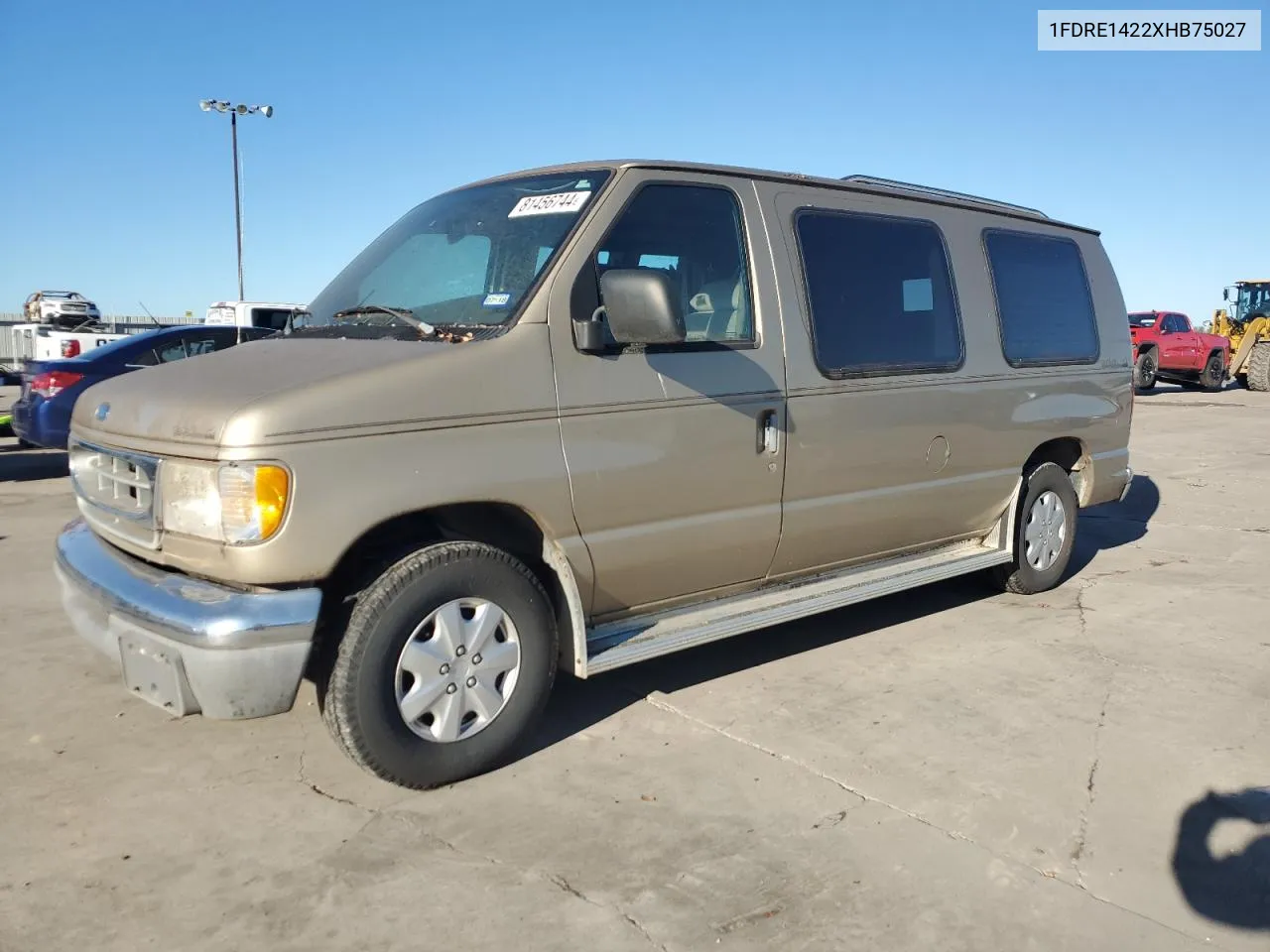 1999 Ford Econoline E150 Van VIN: 1FDRE1422XHB75027 Lot: 81456744