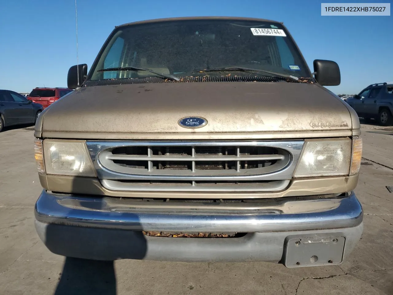 1999 Ford Econoline E150 Van VIN: 1FDRE1422XHB75027 Lot: 81456744