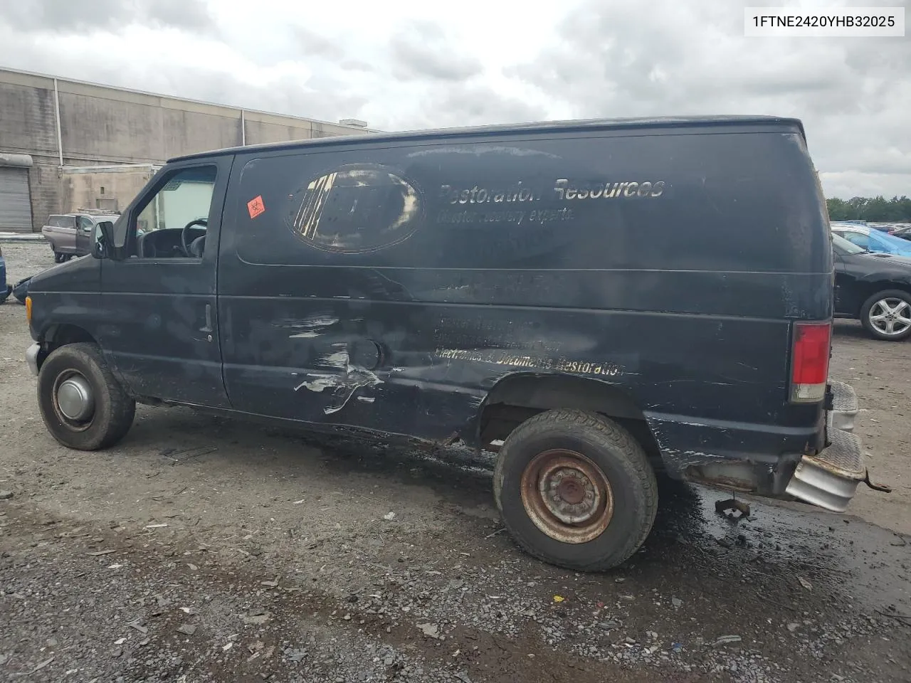 2000 Ford Econoline E250 Van VIN: 1FTNE2420YHB32025 Lot: 59914704