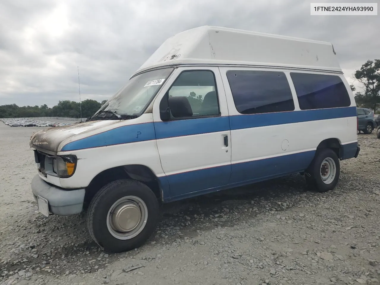 2000 Ford Econoline E250 Van VIN: 1FTNE2424YHA93990 Lot: 69711784